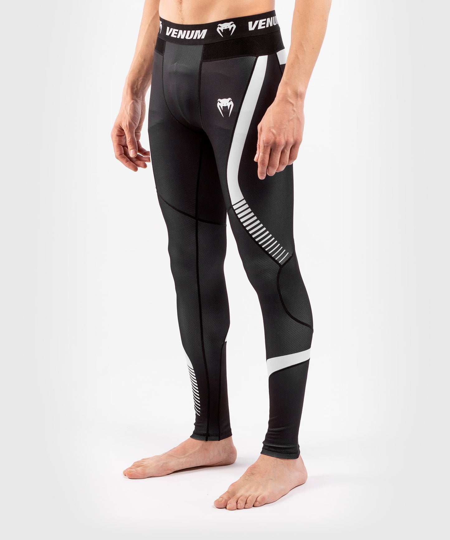 Venum No Gi 3.0 Kompressionshose - Schwarz/Weiß