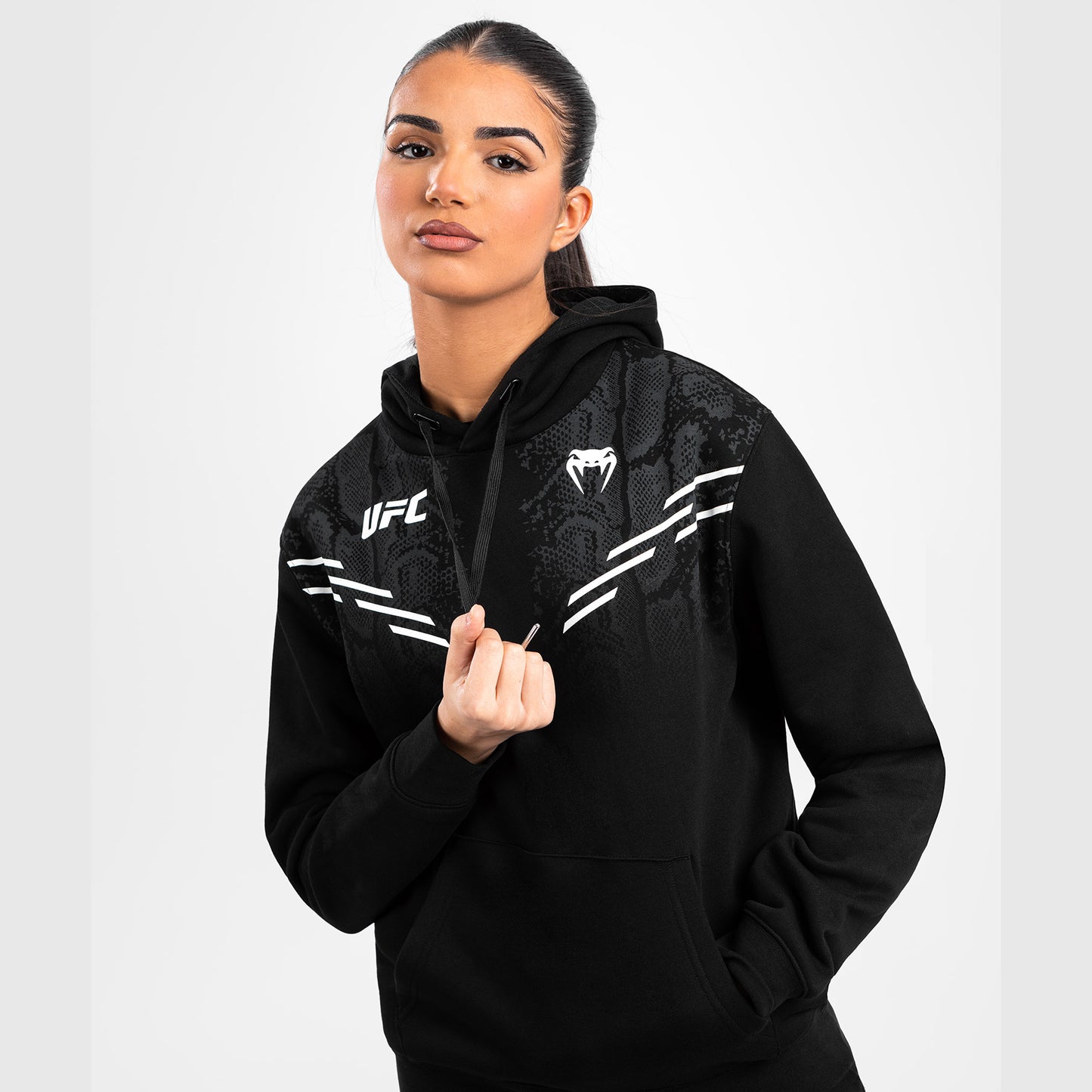 UFC Adrenaline by Venum Replica Damen Pullover Hoodie - Schwarz