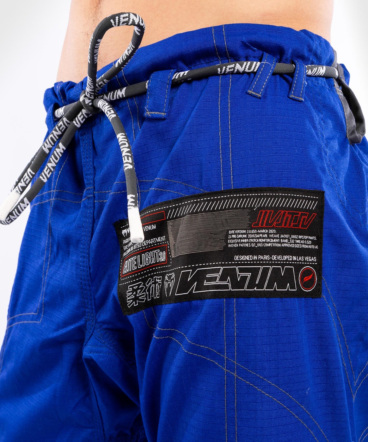 Venum Elite 3.0 Light BJJ Kimono - Blau
