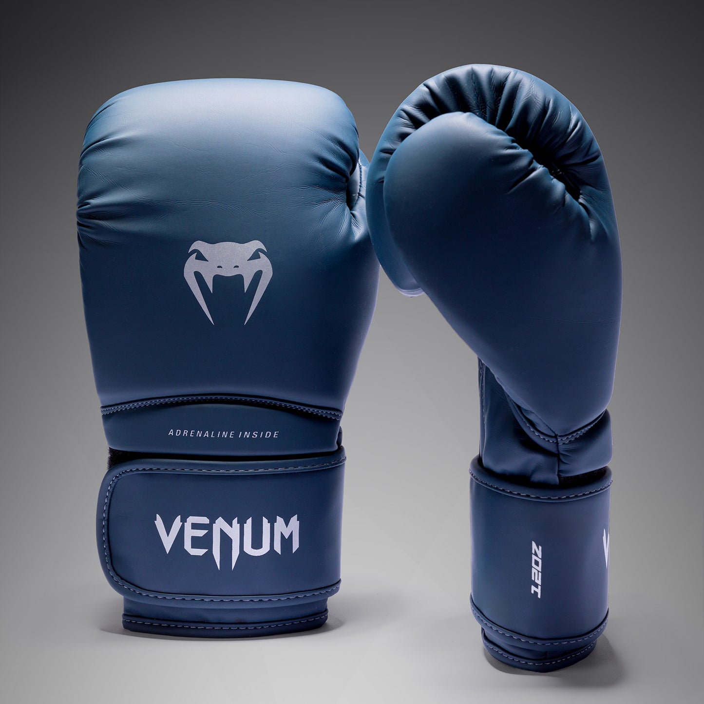Venum Contender 1.5 Boxhandschuhe - Mitternachtsblau/Silber