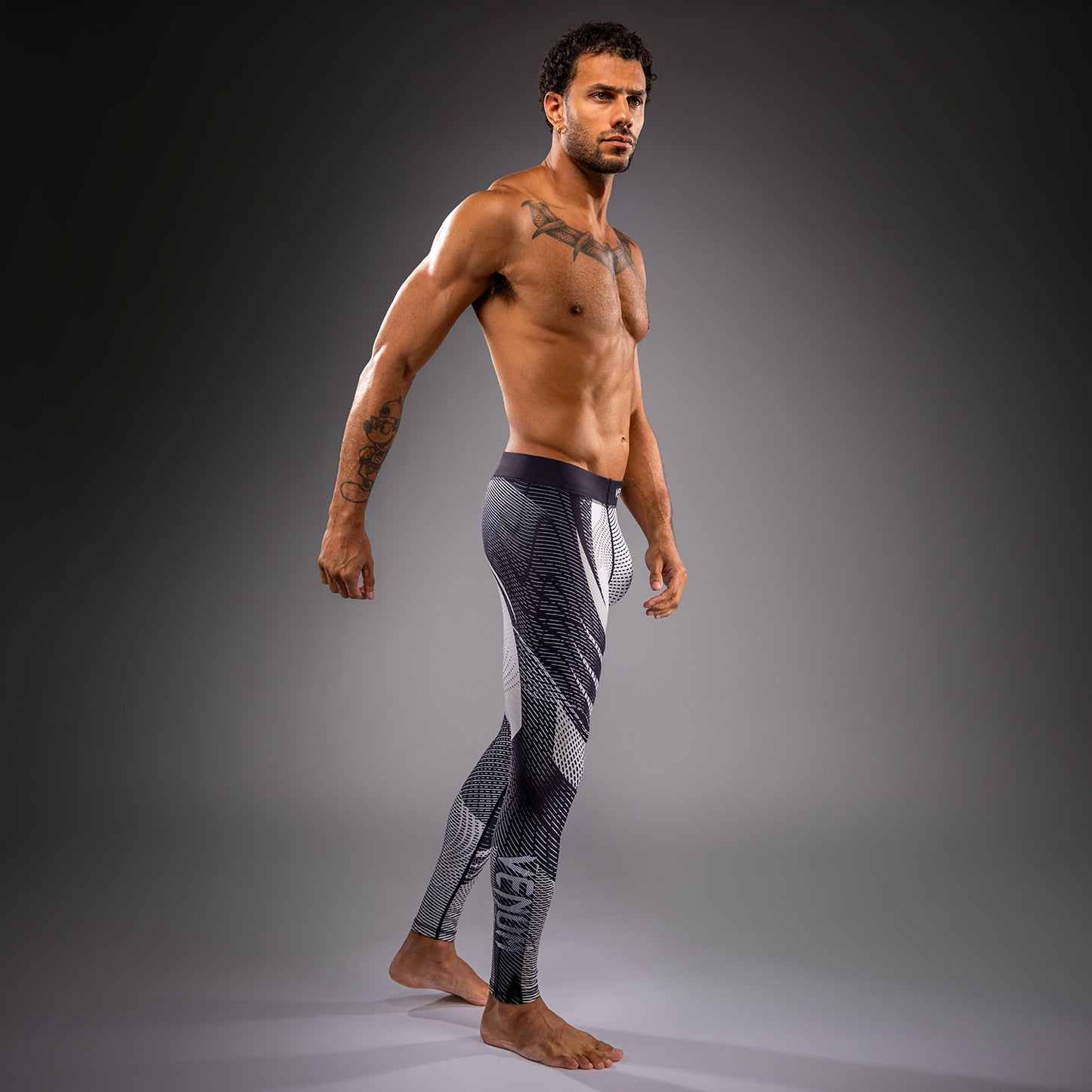 Venum Galactic 3.0 Spats - Cremeweiß/Schwarz