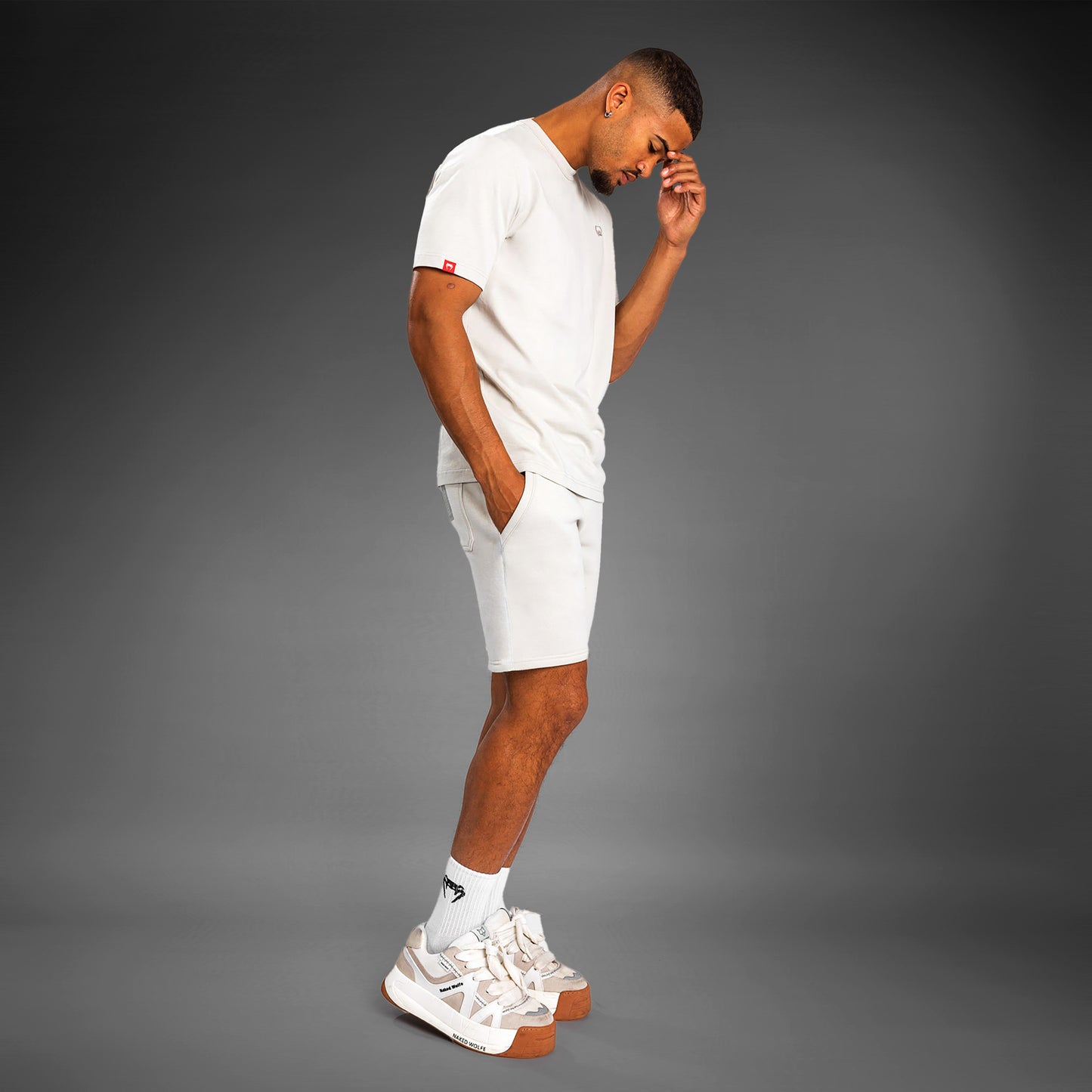 Venum Silent Power Baumwollshorts - Beige