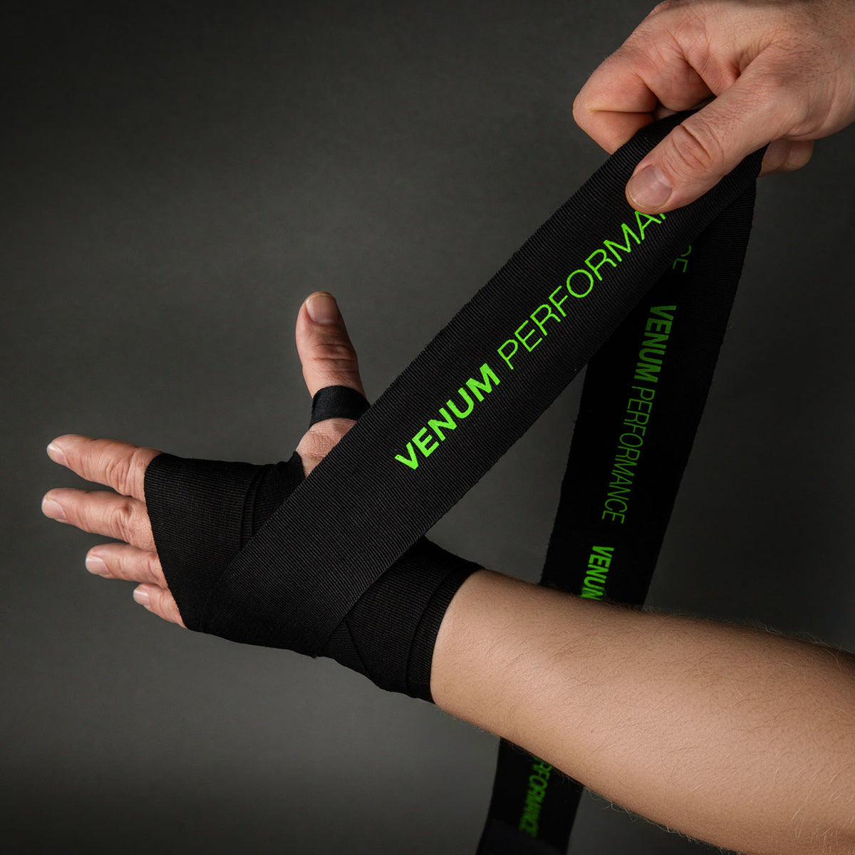 Venum Kontact Evo Amazonia Reborn Boxbandagen - Schwarz/Grün