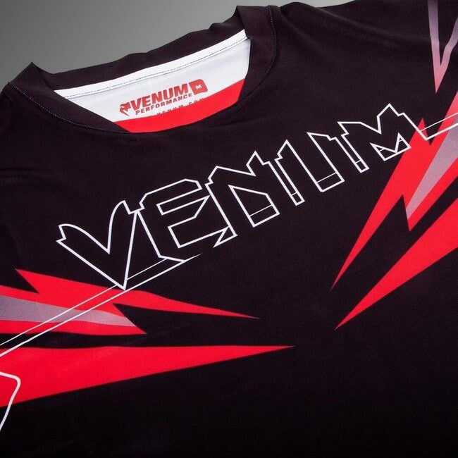 Venum Sharp 3.0 Dry-Tech-T-Shirt – Schwarz/Rot