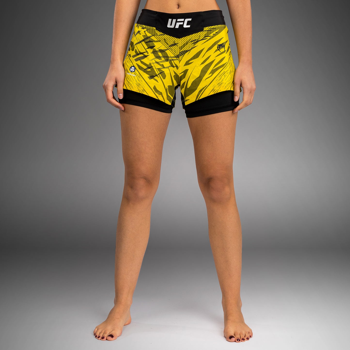 UFC Fusion by Venum Authentic Fight Night Damen Fight Short - Gelb