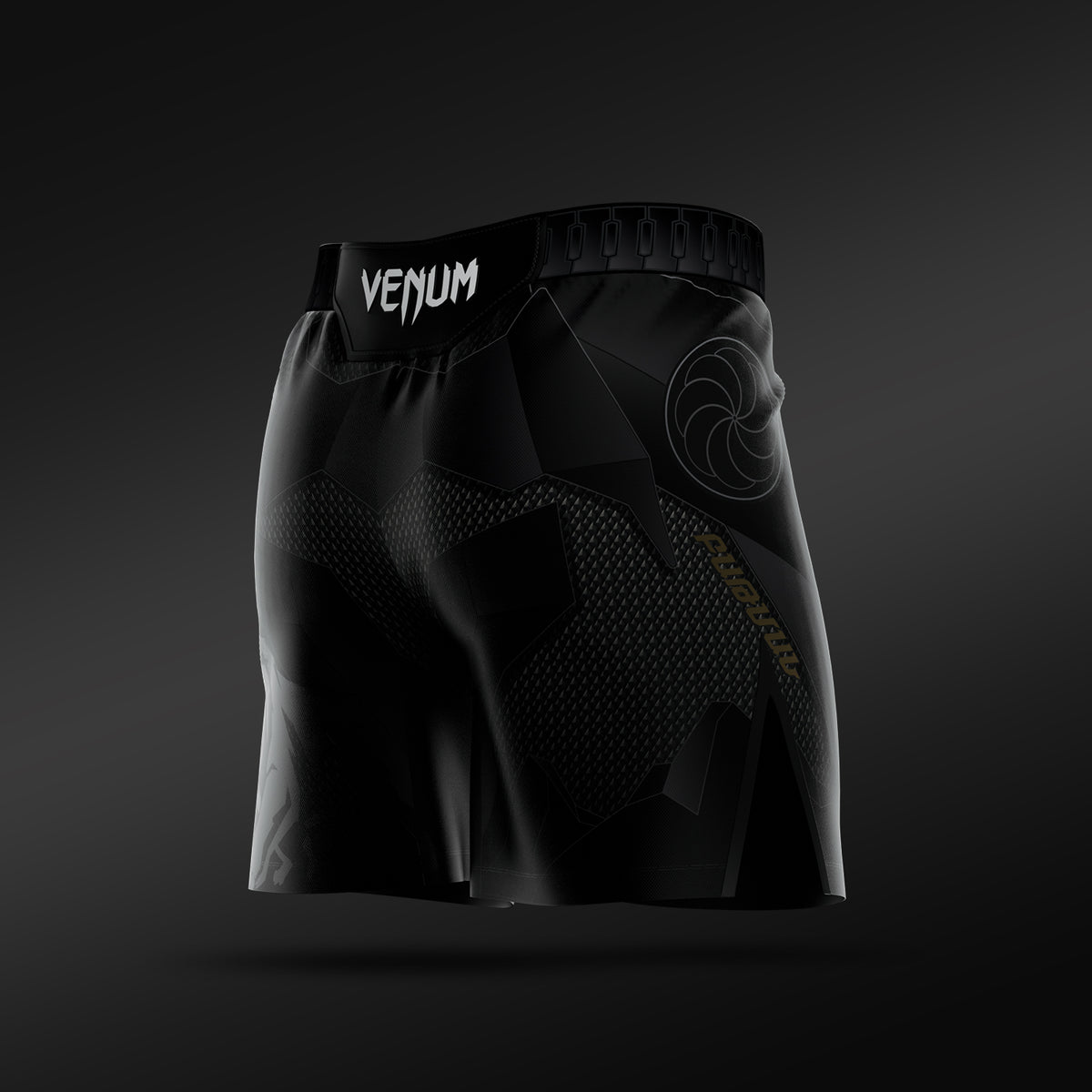 UFC Adrenaline Unrivaled by Venum Herren Fight-Shorts kurze Passform Arman Tsarukyan - Schwarz