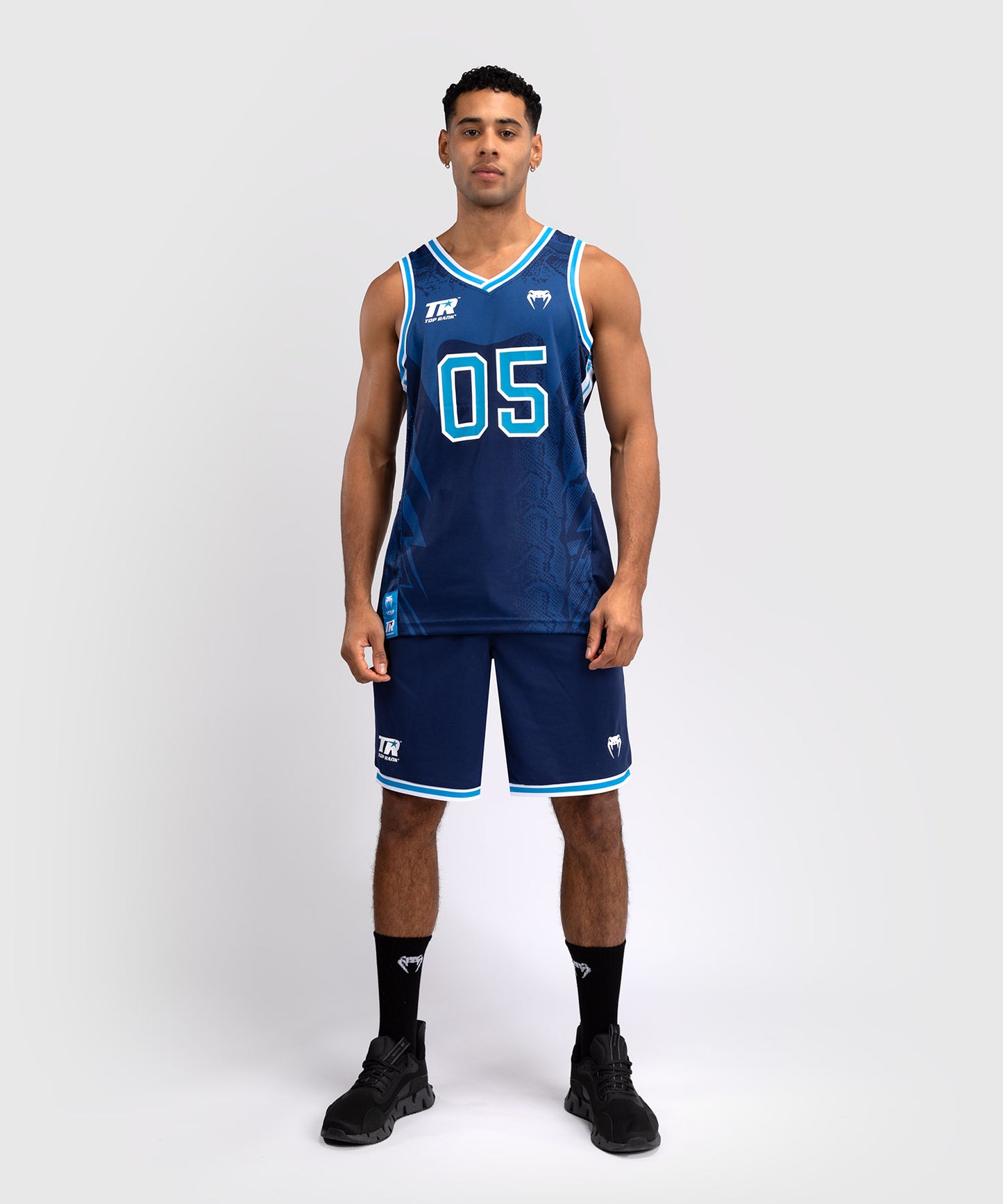 Venum x Top Rank Original Herren Basketballshorts - Marineblau