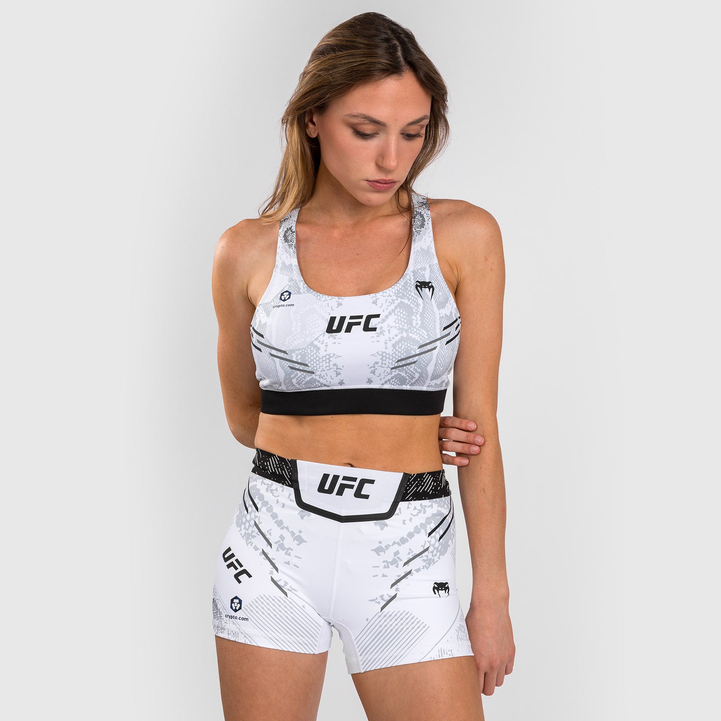 UFC Authentic Adrenaline Fight Night By Venum Damen Sport-BH - Weiß
