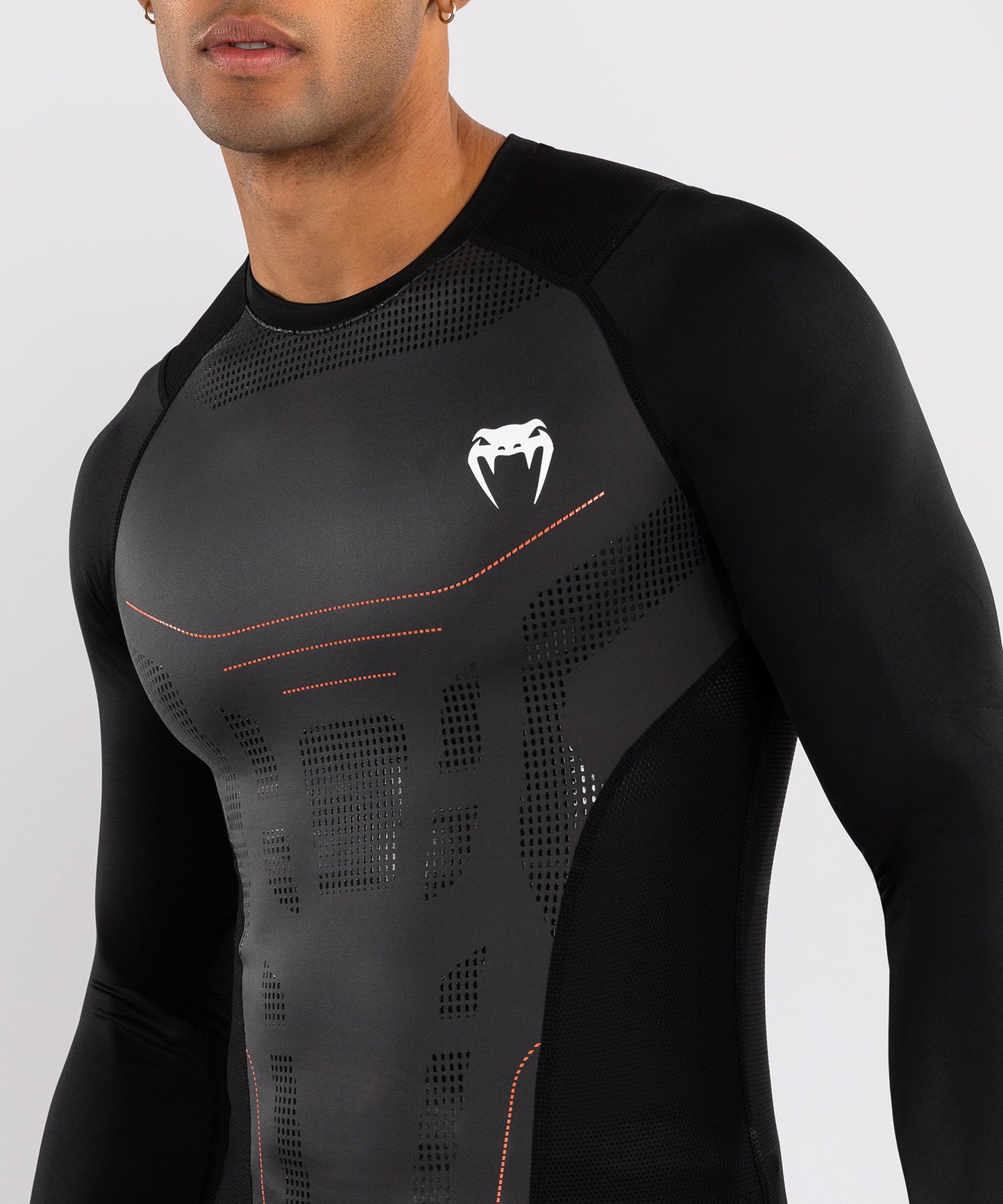 Venum Technical 3.0 Langarm Rashguard - Graphit