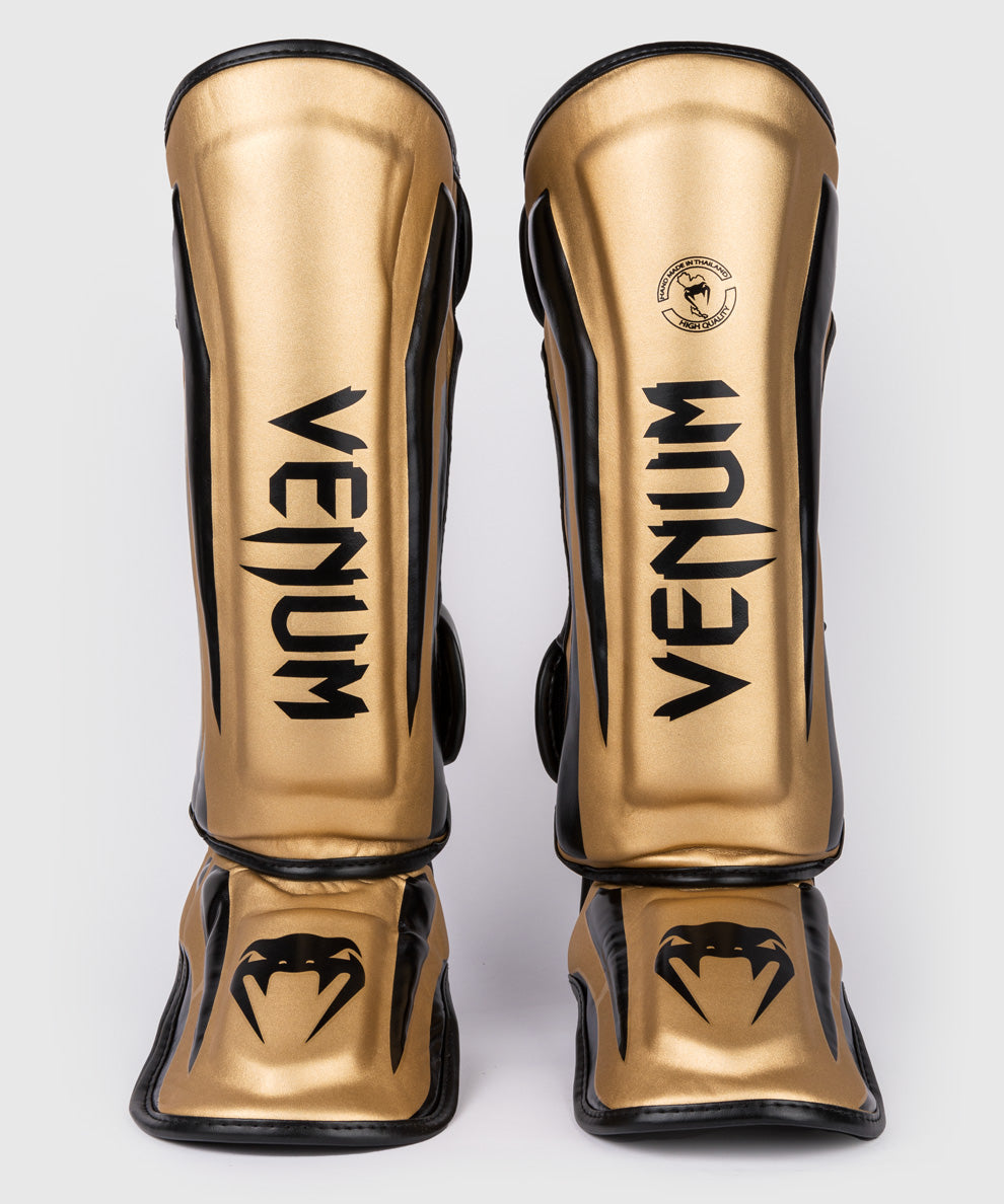 Venum Elite Standup Schienbeinschoner - Gold/Schwarz