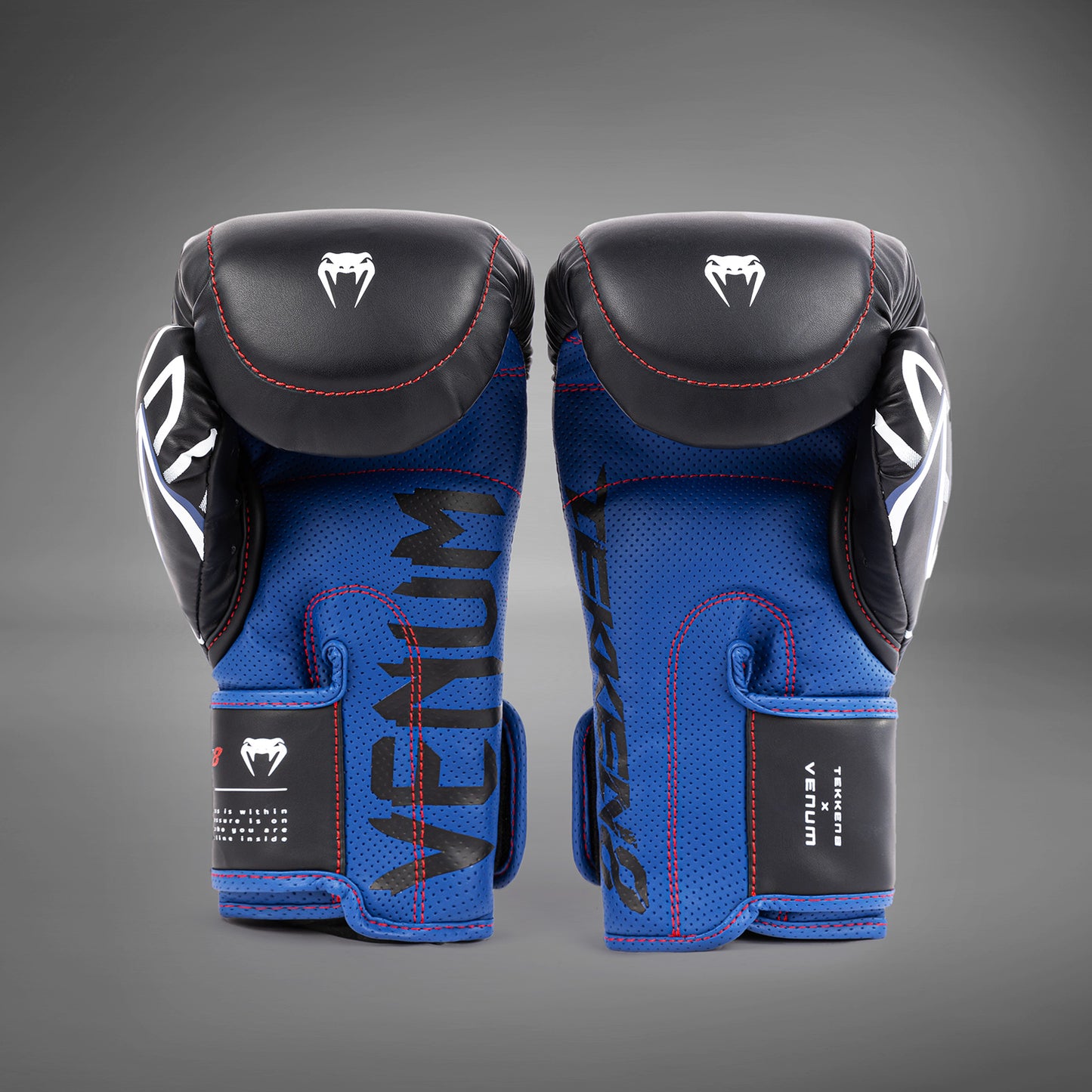 Venum x TEKKEN 8 - Jin Kazama Boxhandschuhe - Blau/Schwarz/Weiß
