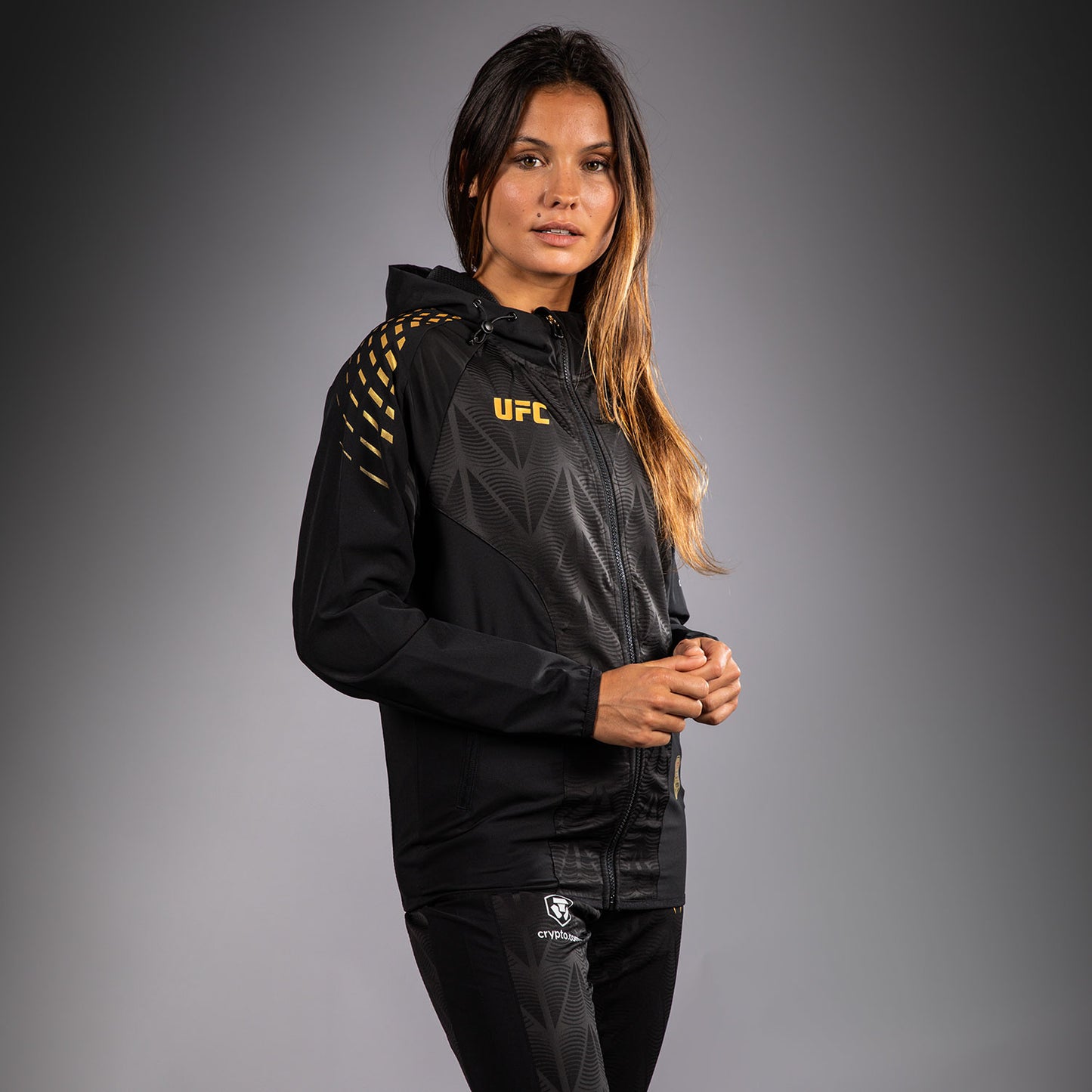 UFC Zenith by Venum Authentic Fight Night Kapuzenjacke Damen - Champion