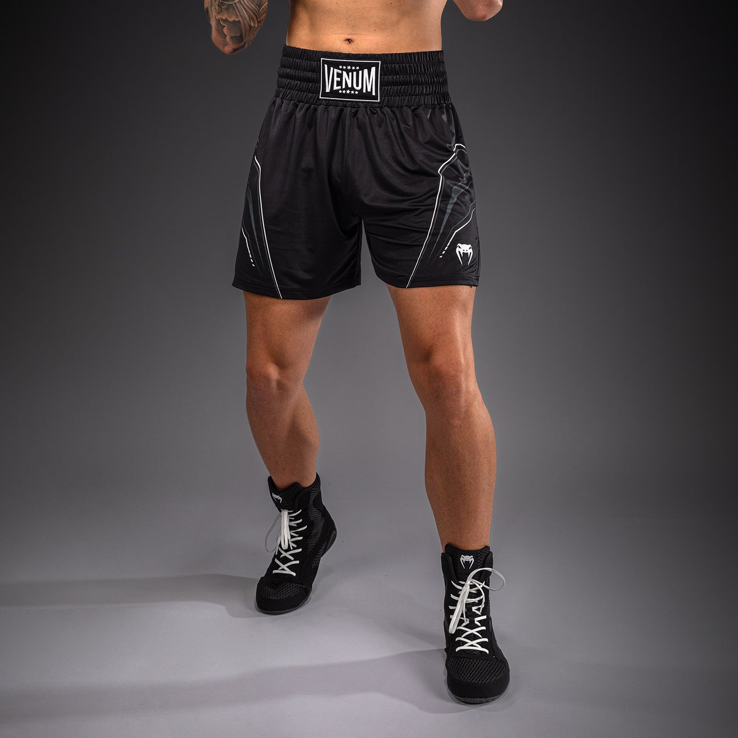 Venum Streamline Boxshorts – Schwarz/Weiß