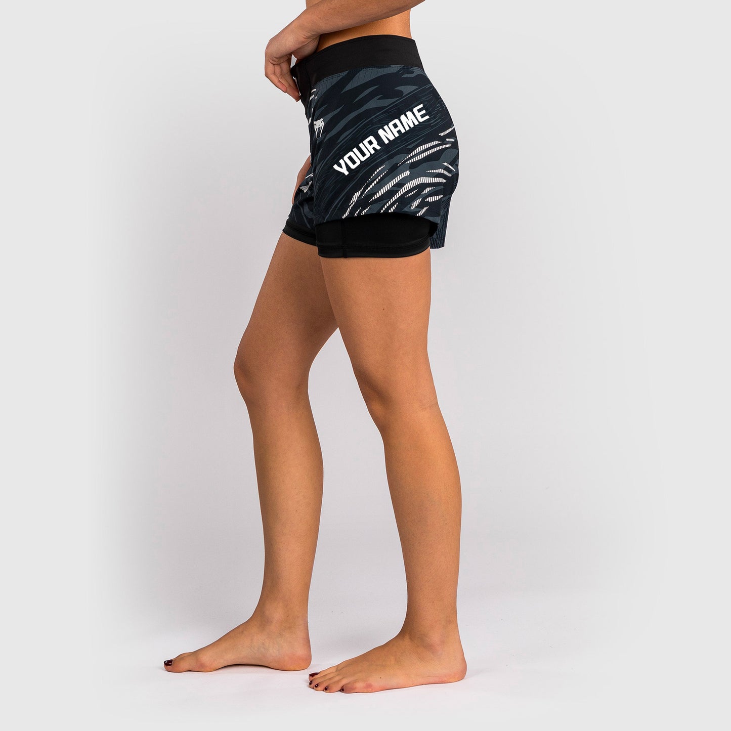 UFC Fusion by Venum Personalized Authentic Fight Night Damen Fight Short - Schwarz