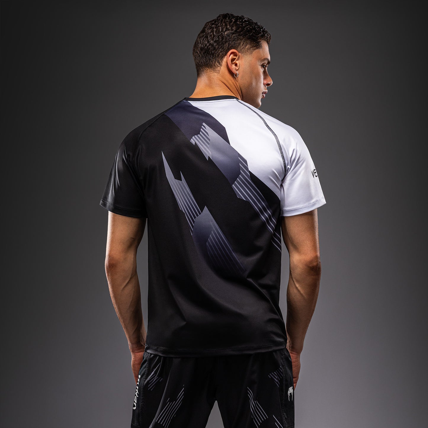 Venum No-Gi 6.0 Dry-Tech T-Shirt - Schwarz/Weiß