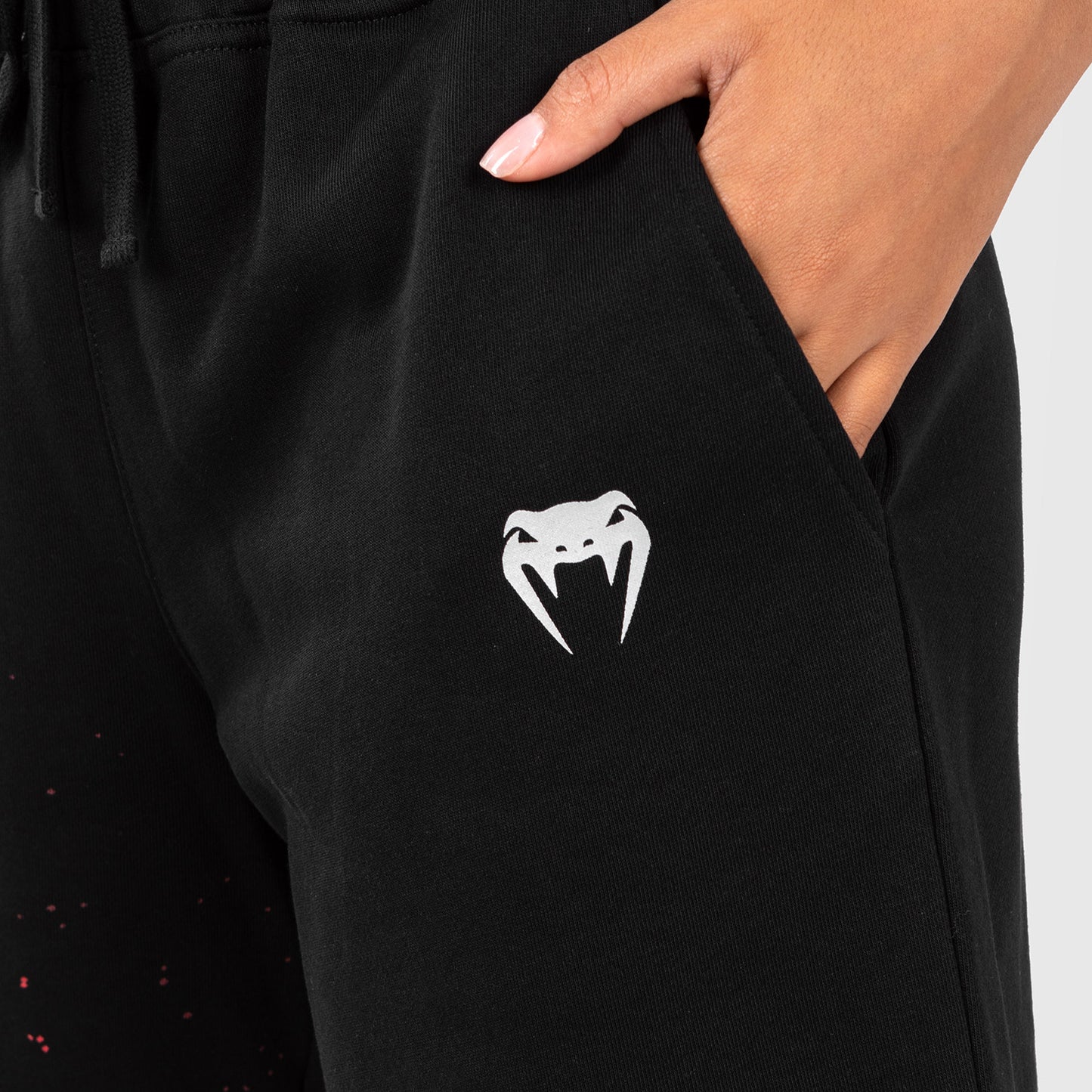 UFC Venum Performance Institute 2.0 Coton Short - Schwarz/Rot
