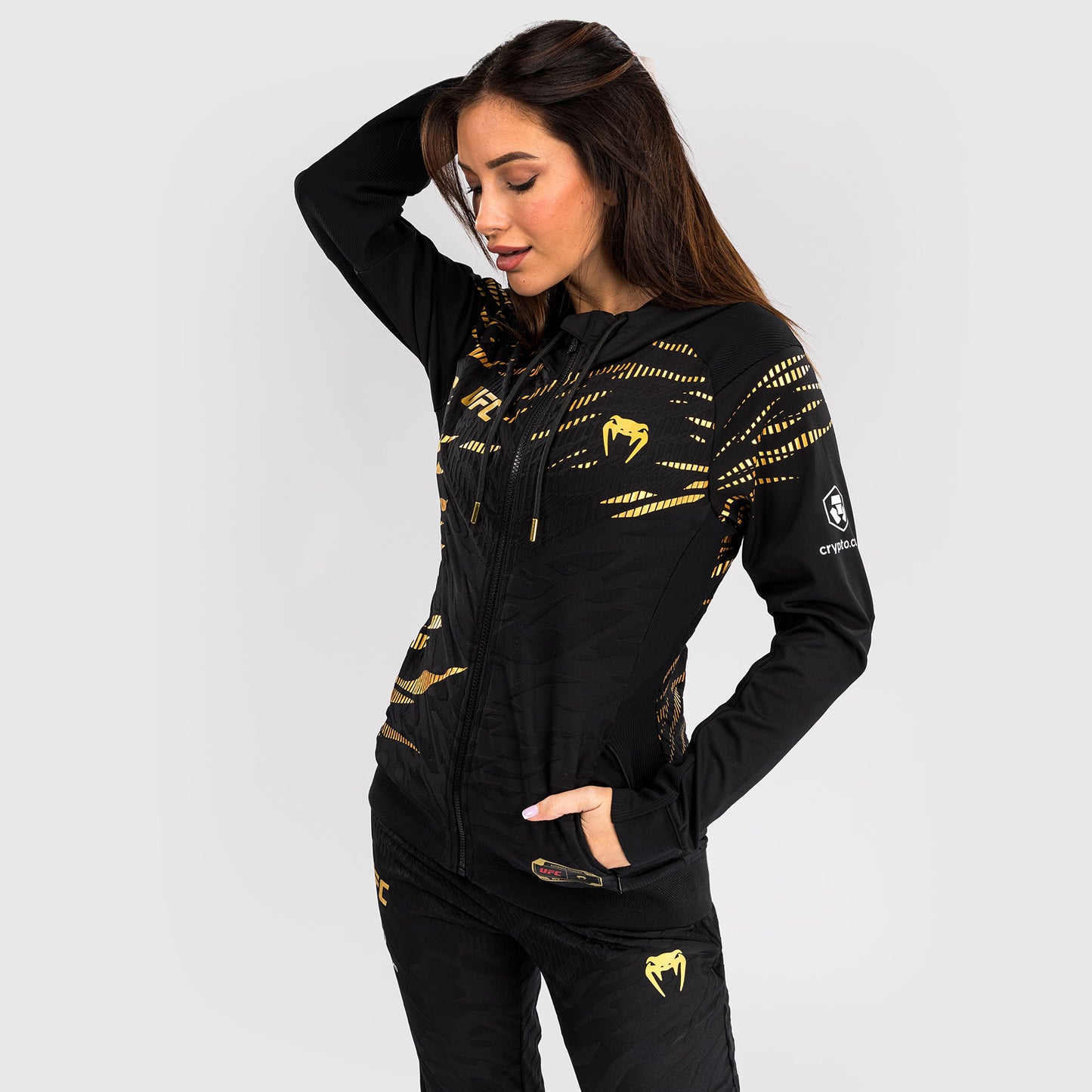 UFC Fusion by Venum Personalized Authentic Fight Night Damen Walkout Hoodie - Champion