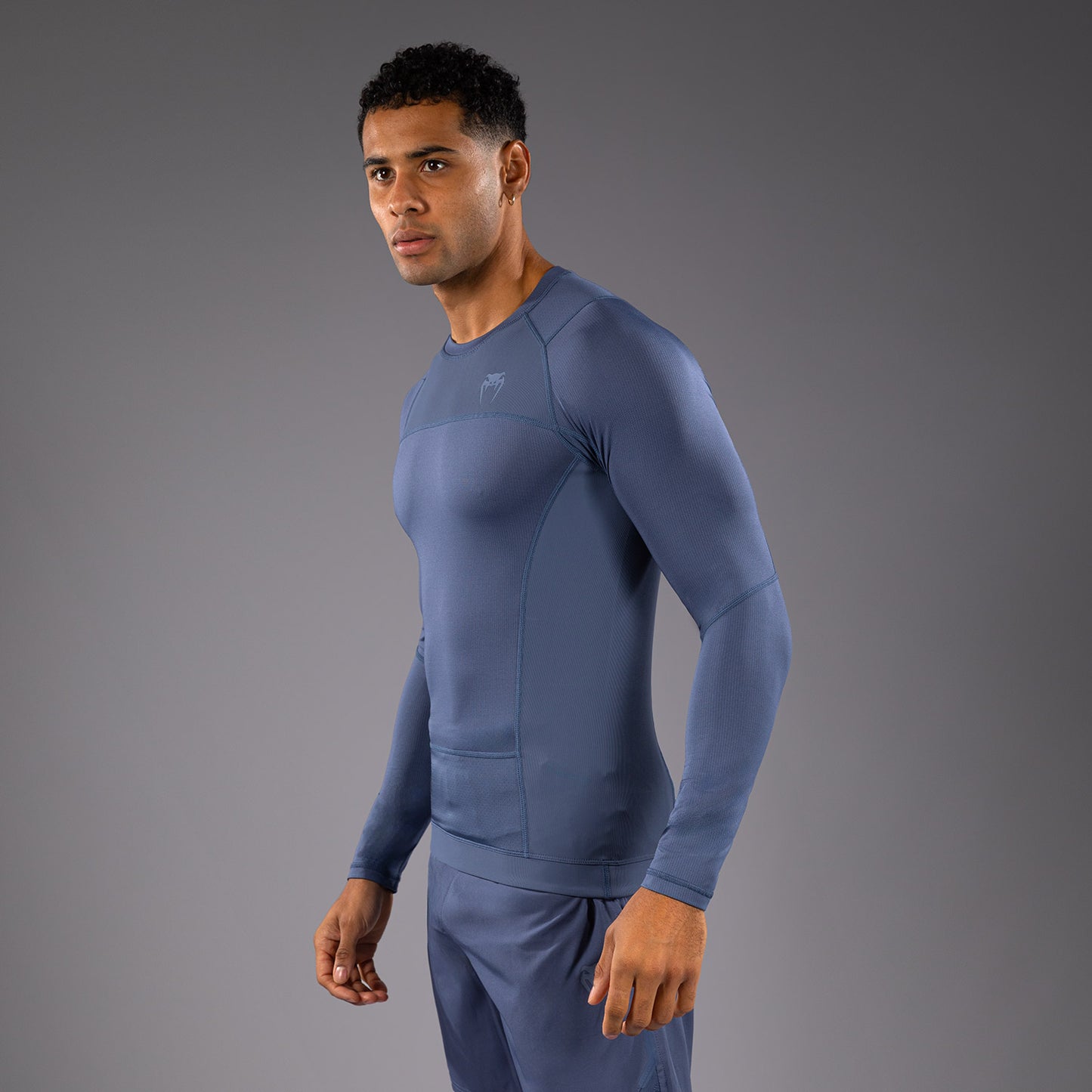 Venum G-Fit Air Herren Langarm Rashguard - Nebelblau