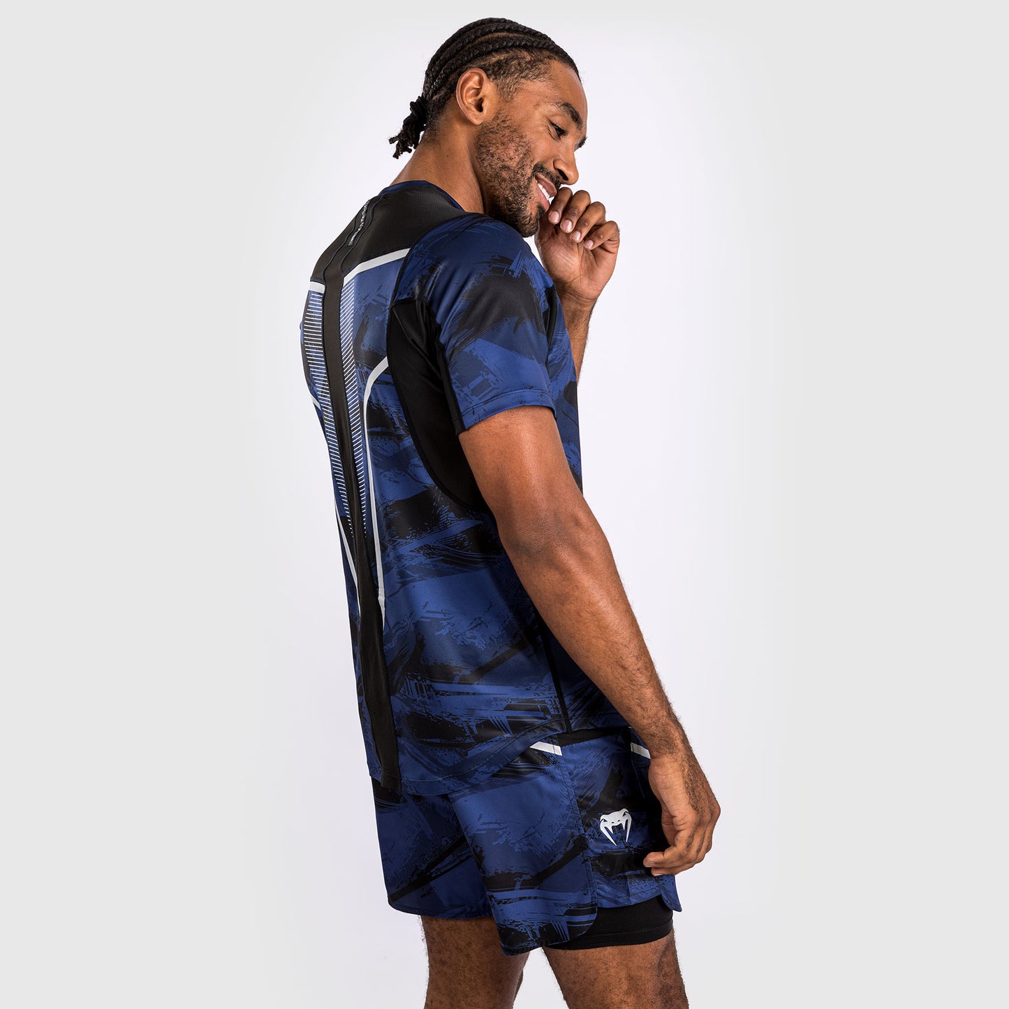 Venum Electron 3.0 Dry-Tech T-Shirt - Marineblau
