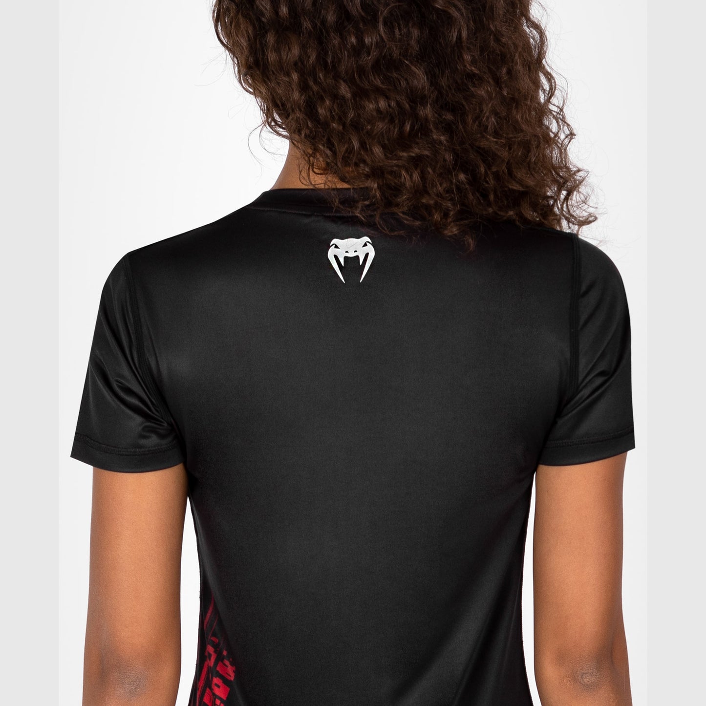 UFC Venum Performance Institute 2.0 Dry-Tech T-shirt für Frauen - Schwarz/Rot