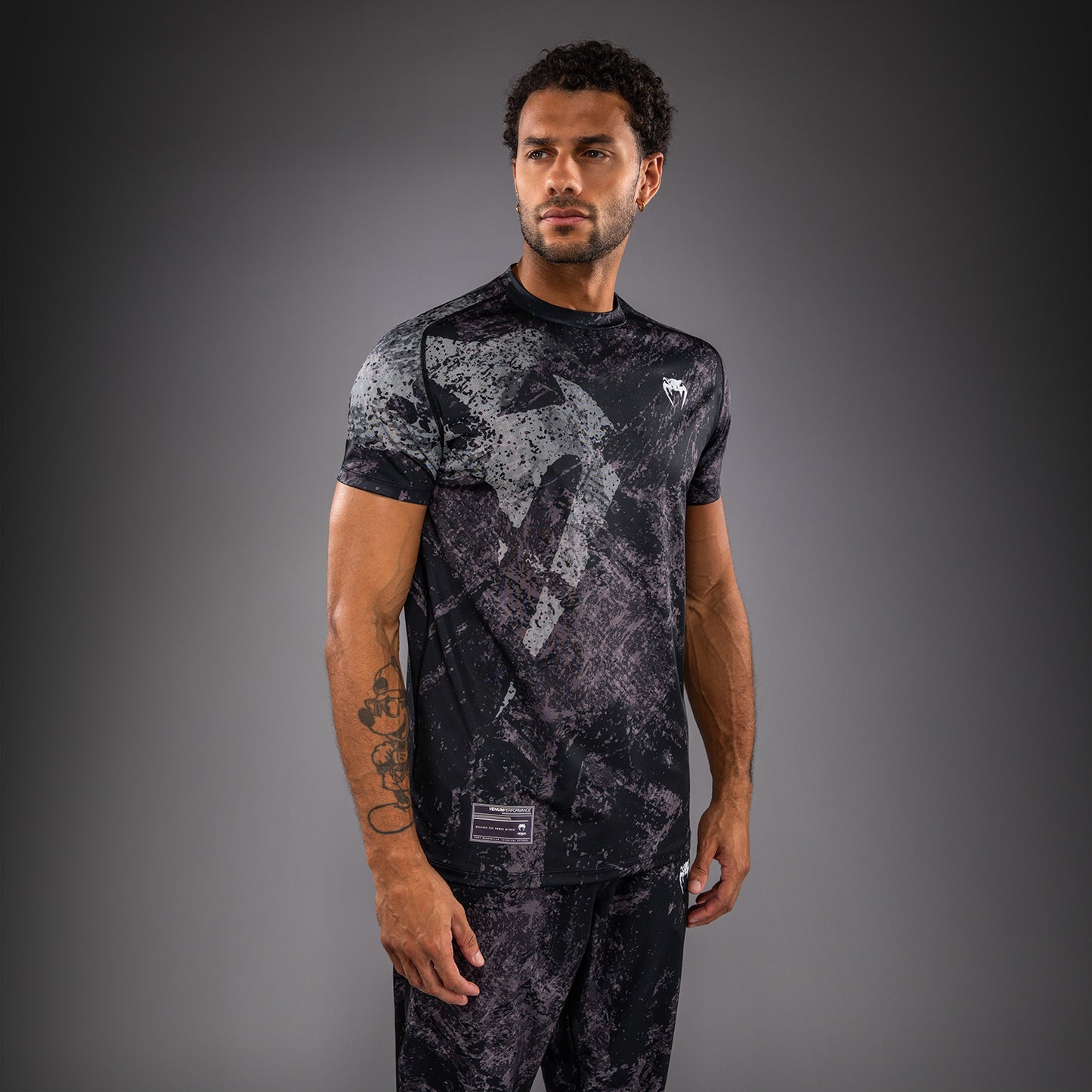 Venum Rage & Workout Dry-Tech-T-Shirt - Schwarz/Grau