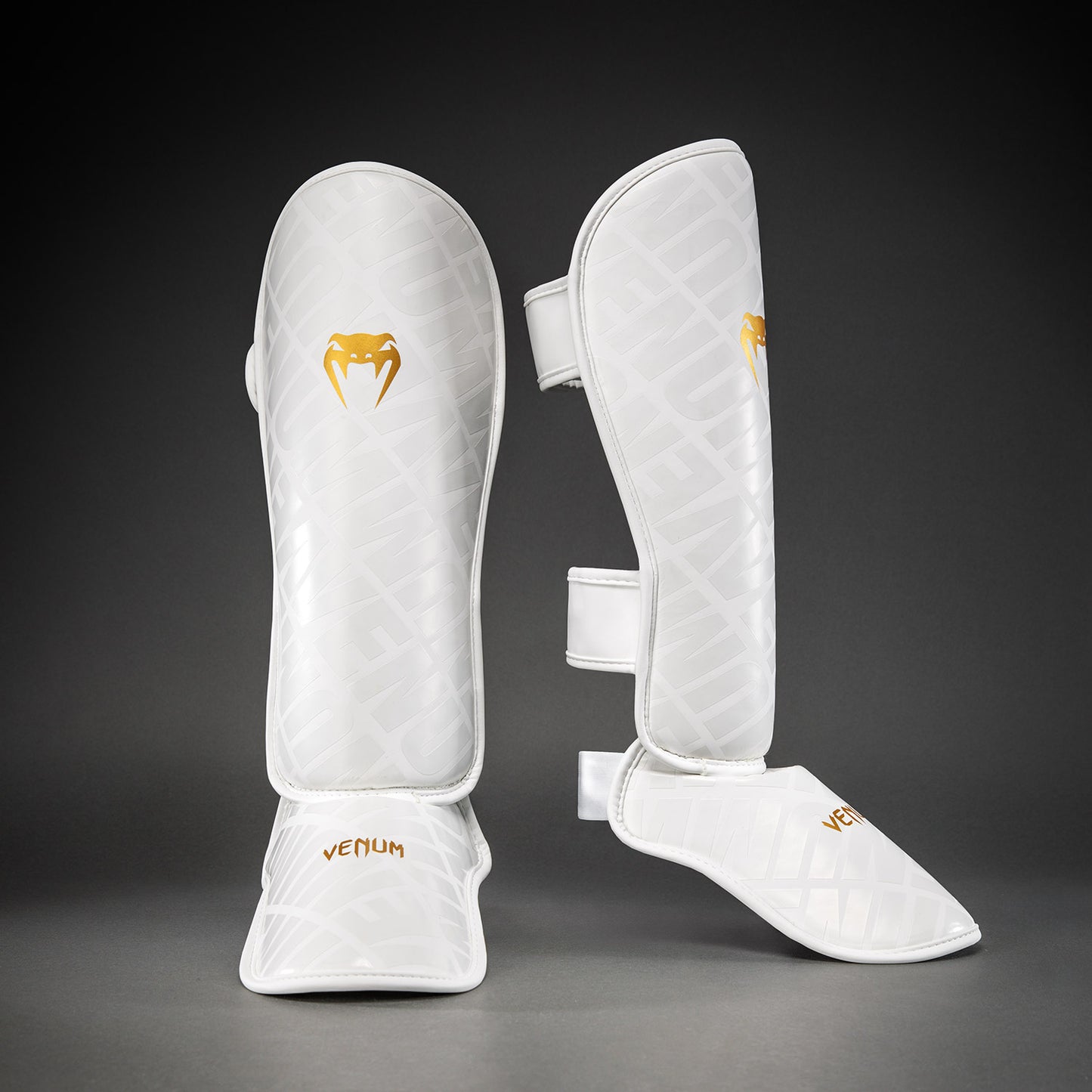 Venum Contender 1.5 XT 3D Schienbeinschoner - Weiß/Gold