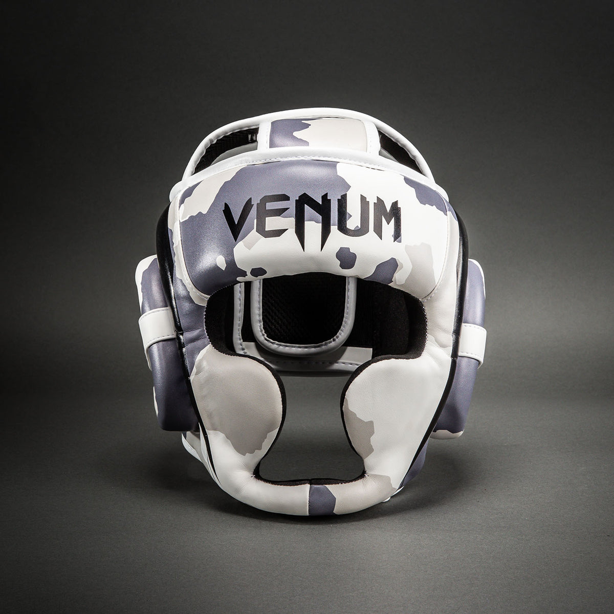 Venum Elite Camo Kopfschutz – Weiß/Hellgrau