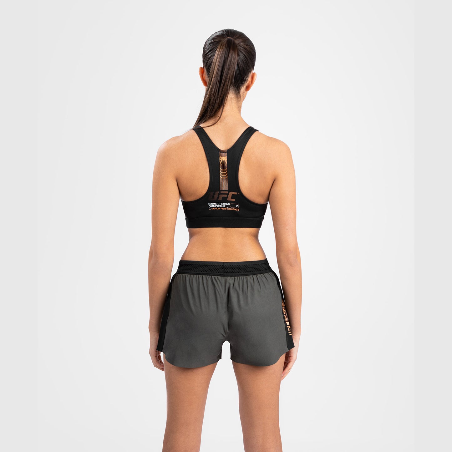UFC Adrenaline by Venum Fight Week Performance-Short für Frauen - Khaki