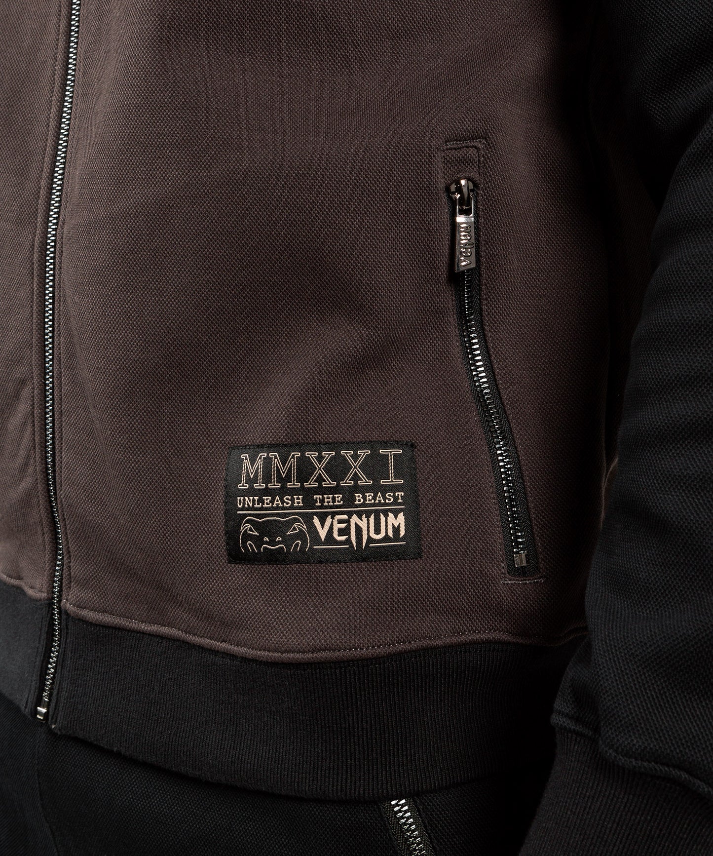 Venum Lions21 Joggingjacke – Schwarz/Grau