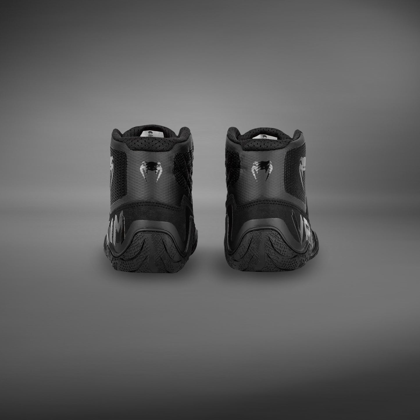 Venum Elite Wrestling Schuhe - Schwarz/Schwarz