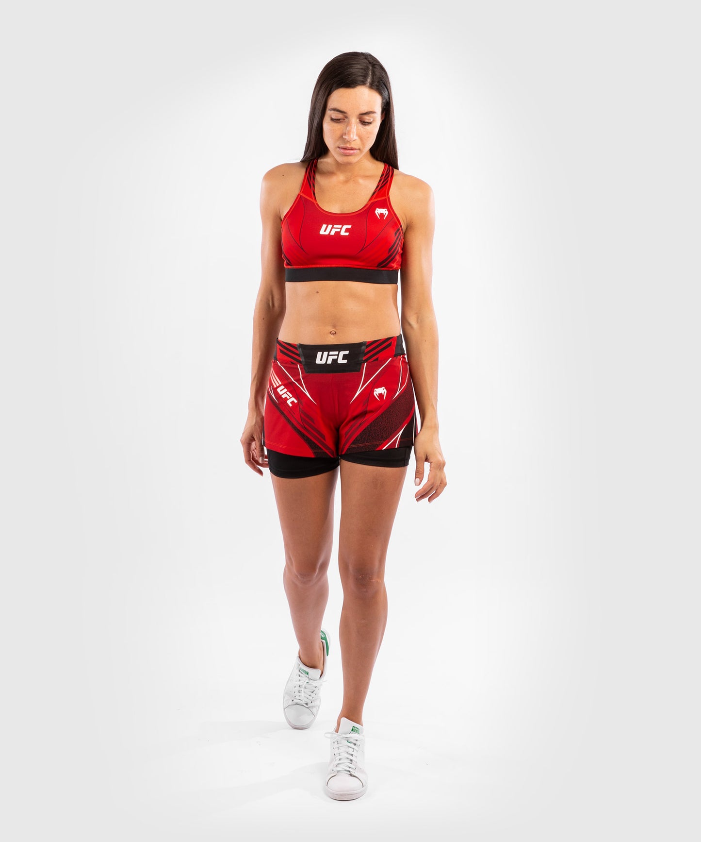 UFC Venum Authentic Fight Night Damen Sport-BH - Rot