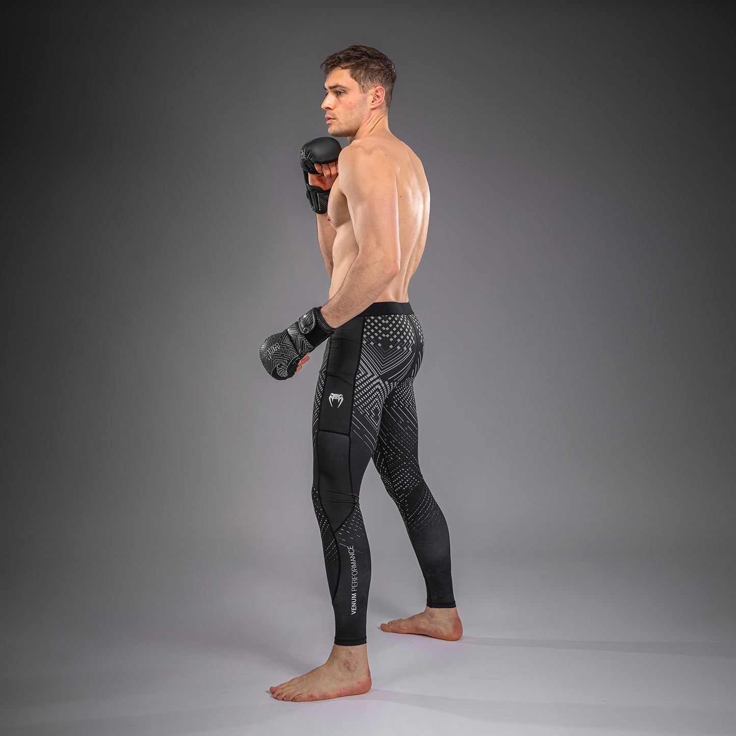 Venum Midnight Fury Spats – Mitternachtsblau/Grau/Silber