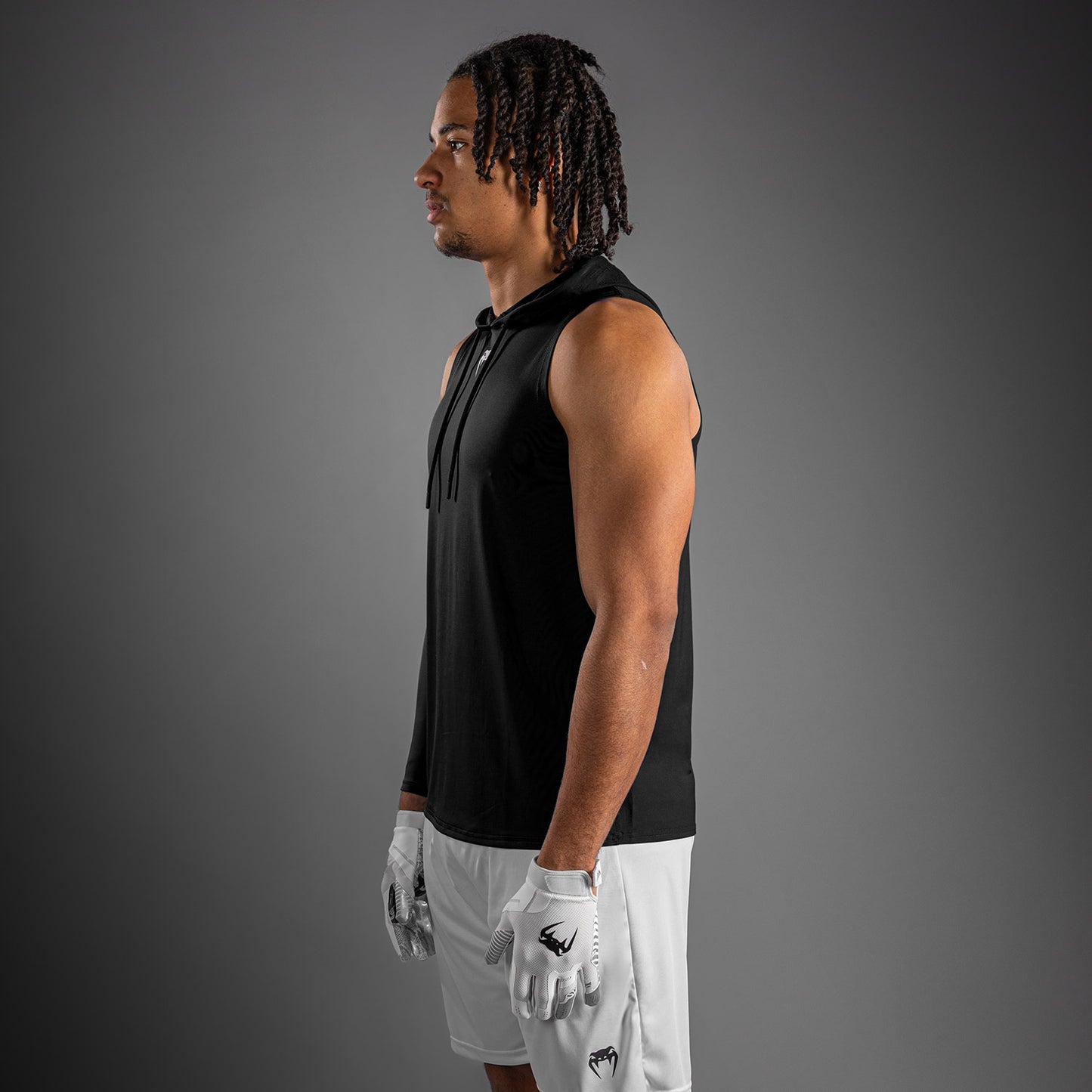 Venum Elite Ärmelloser Dry Tech Hoodie - Schwarz