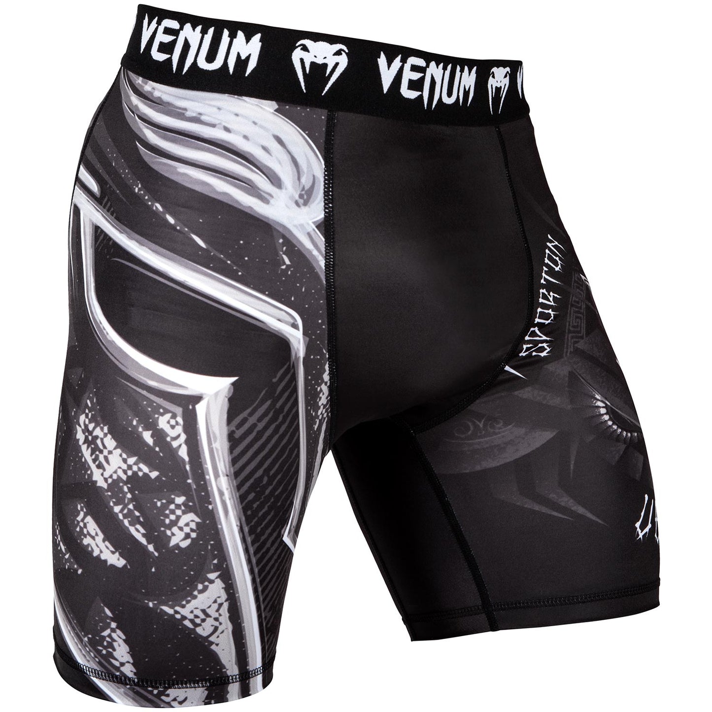 Vale Tudo Shorts Venum Gladiator 3.0 - Schwarz/Weiß