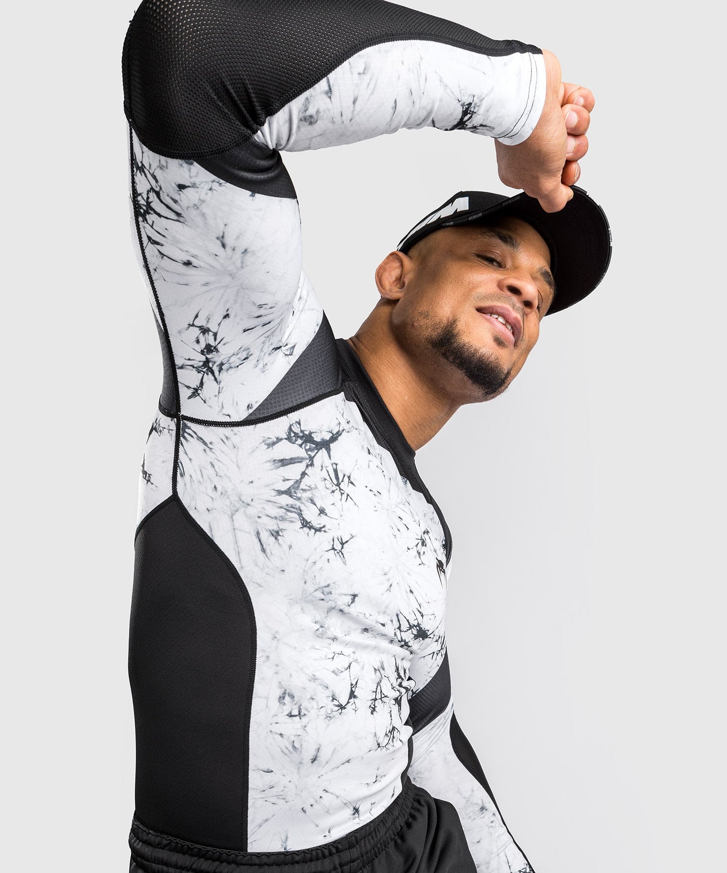 Venum G-Fit Marble Kompression T-Shirt – Langärmelig – Marmor
