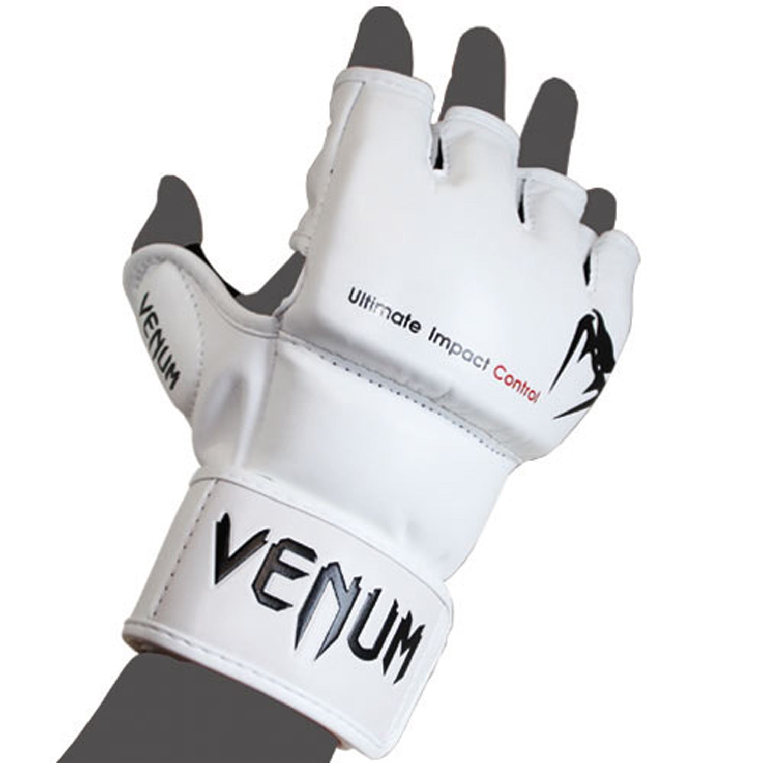 cooltex v handschuhe Venum Impact MMA Handschuhe - Skintex-Leder - Weiß