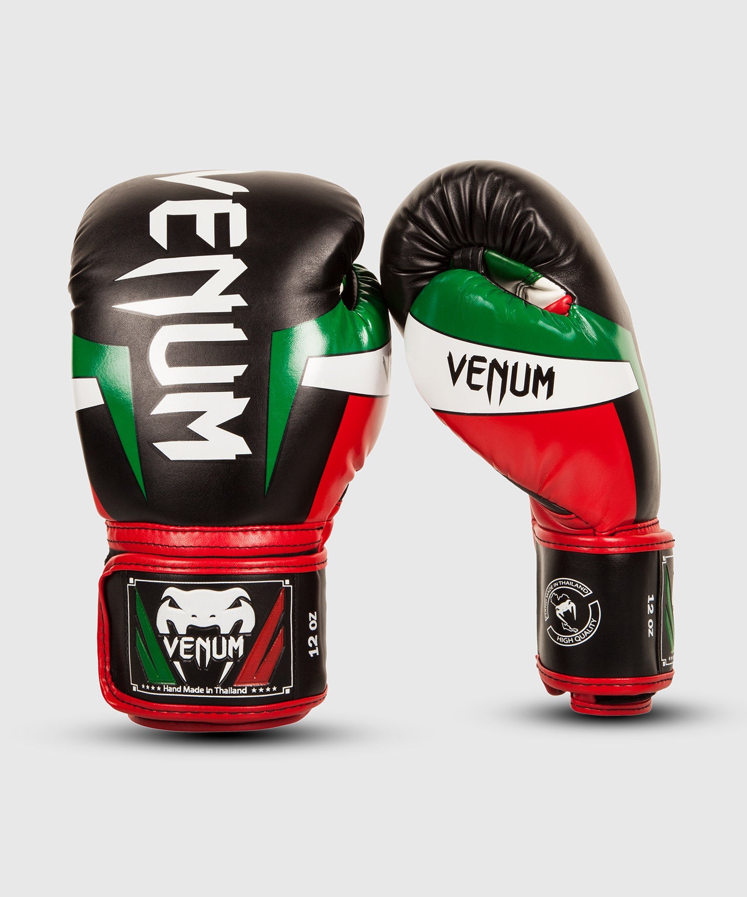 Venum Elite Italien Boxhandschuhe - Schwarz