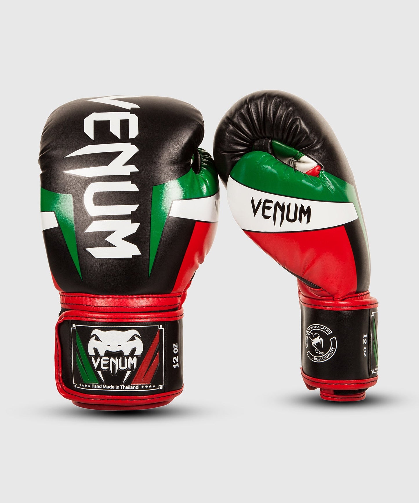 Venum Elite Italien Boxhandschuhe - Schwarz