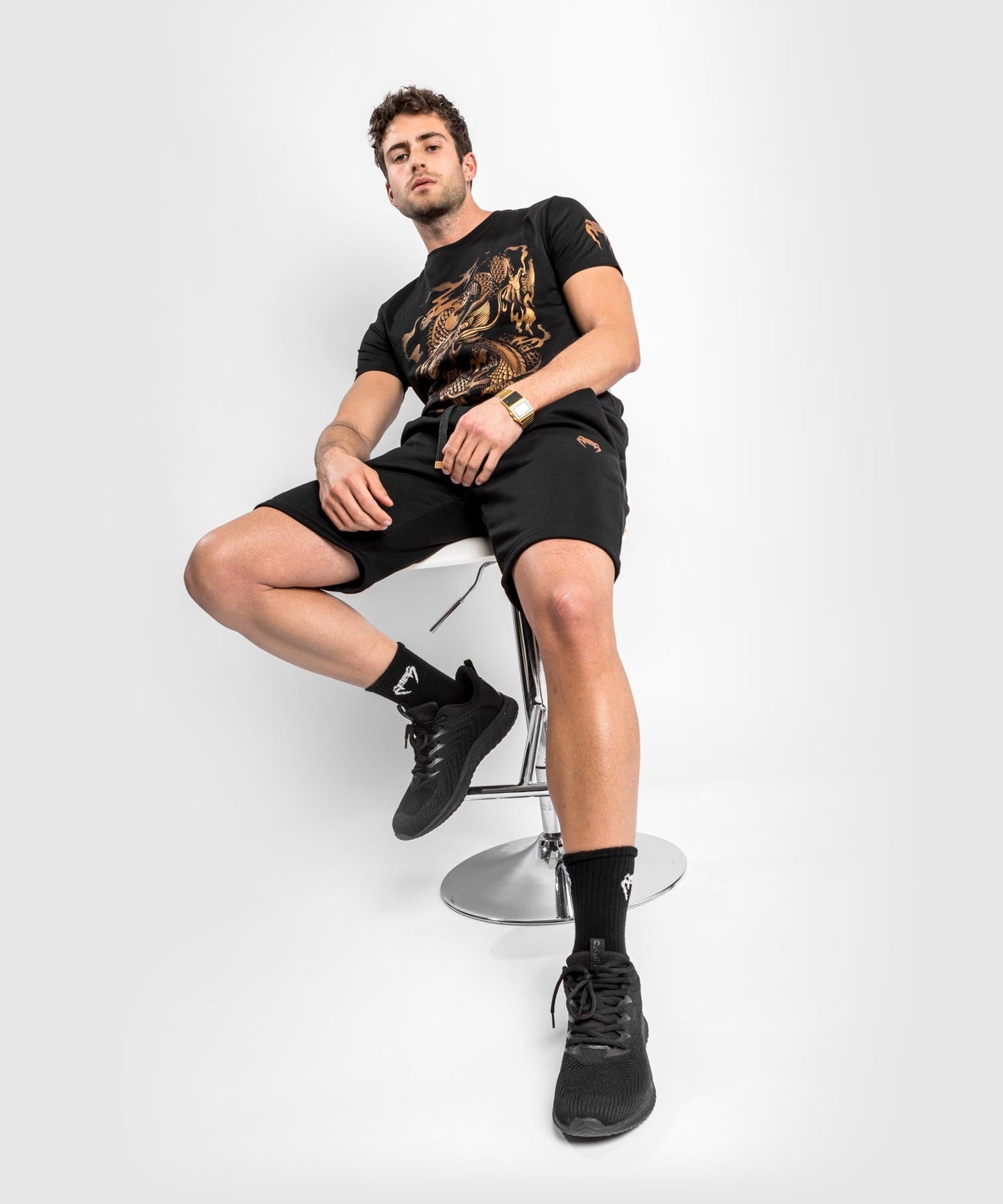Venum Dragon's Flight T-Shirt - Schwarz/Bronze