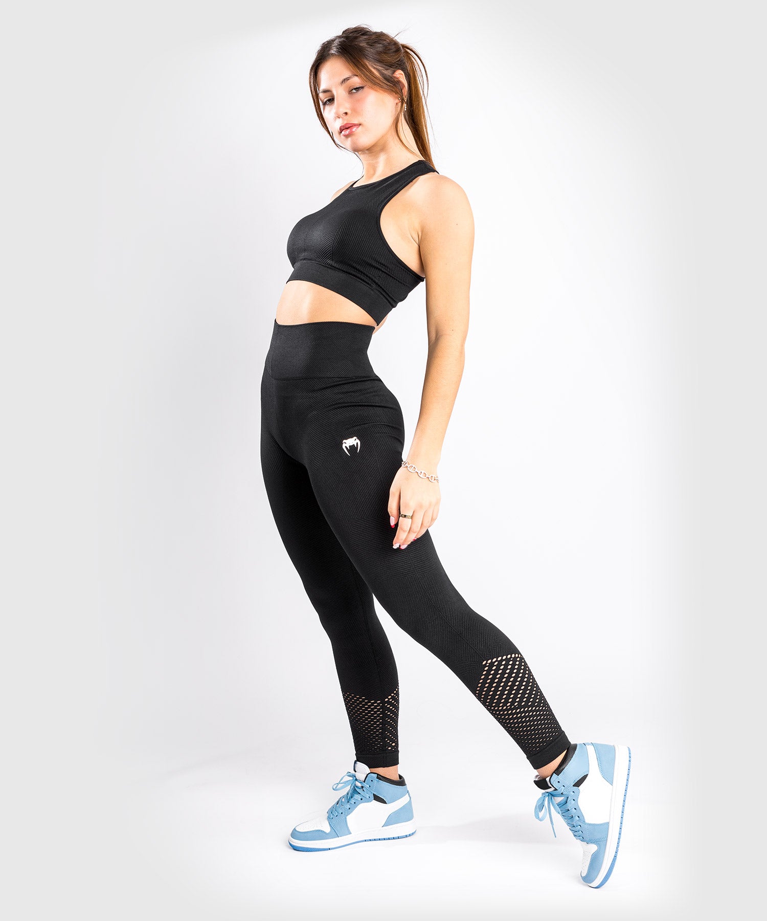 Venum Sparring Seamless Leggings ⅞ - Dunkelgrau - Venum Deutschland