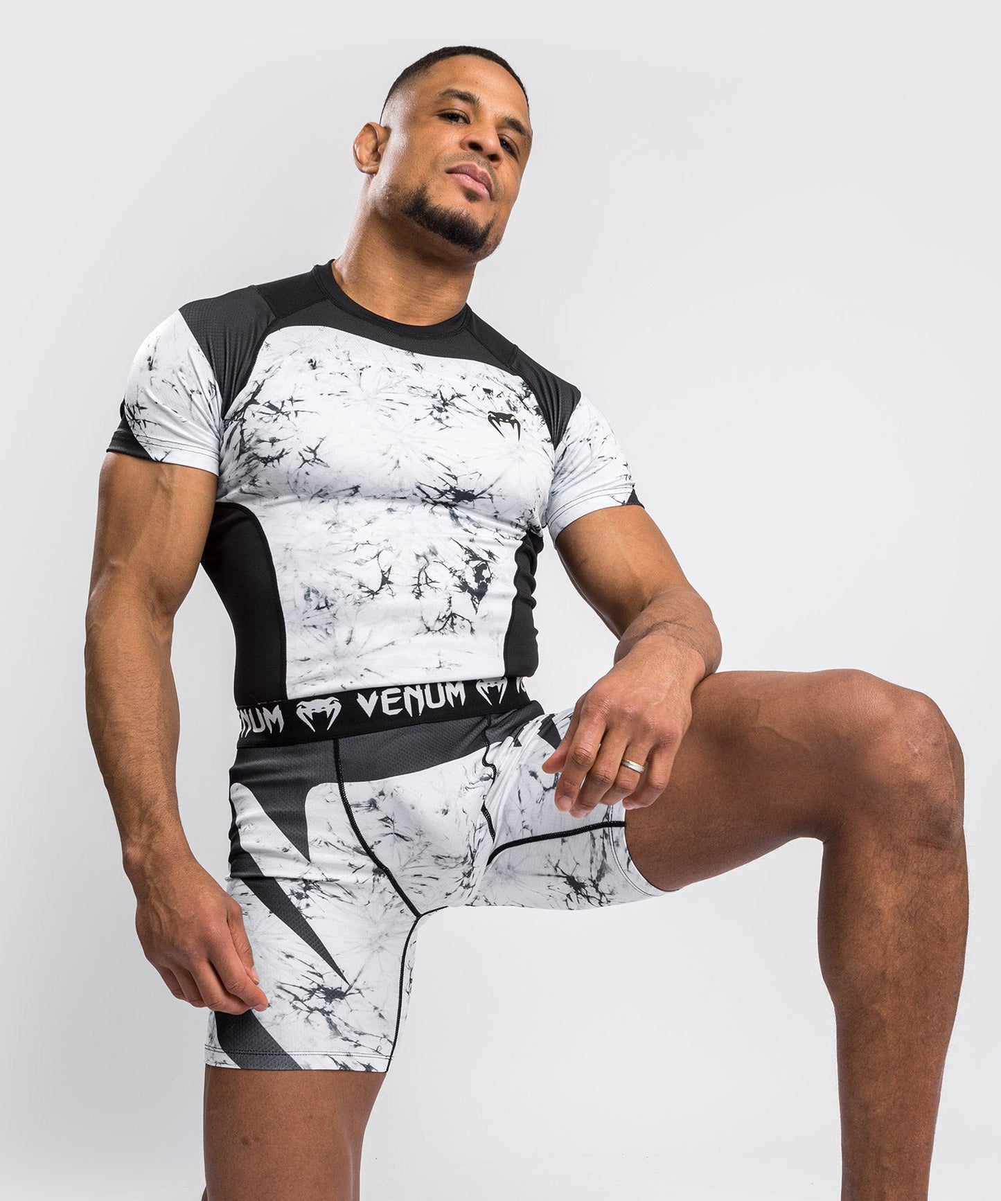 Venum G-Fit Marble Compression T-Shirt – Kurzärmelig - Marmor