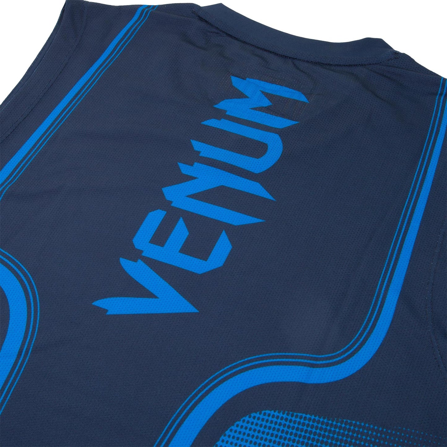Venum Tempest 2.0 Dry Tech™ Tank Top - Schwarz/Weiß - Blau/Marineblau