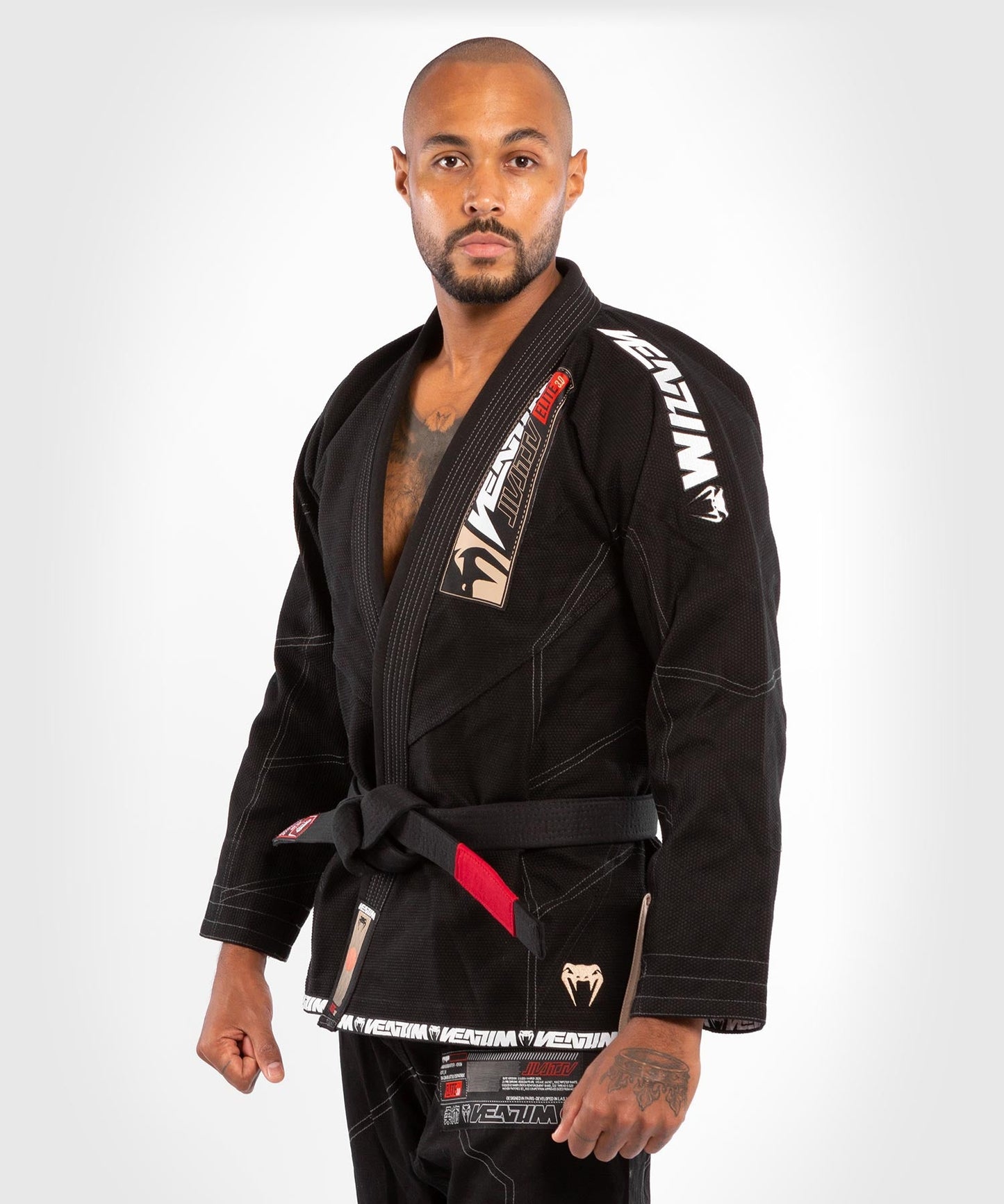 Venum Elite 3.0 BJJ Kimono - Schwarz