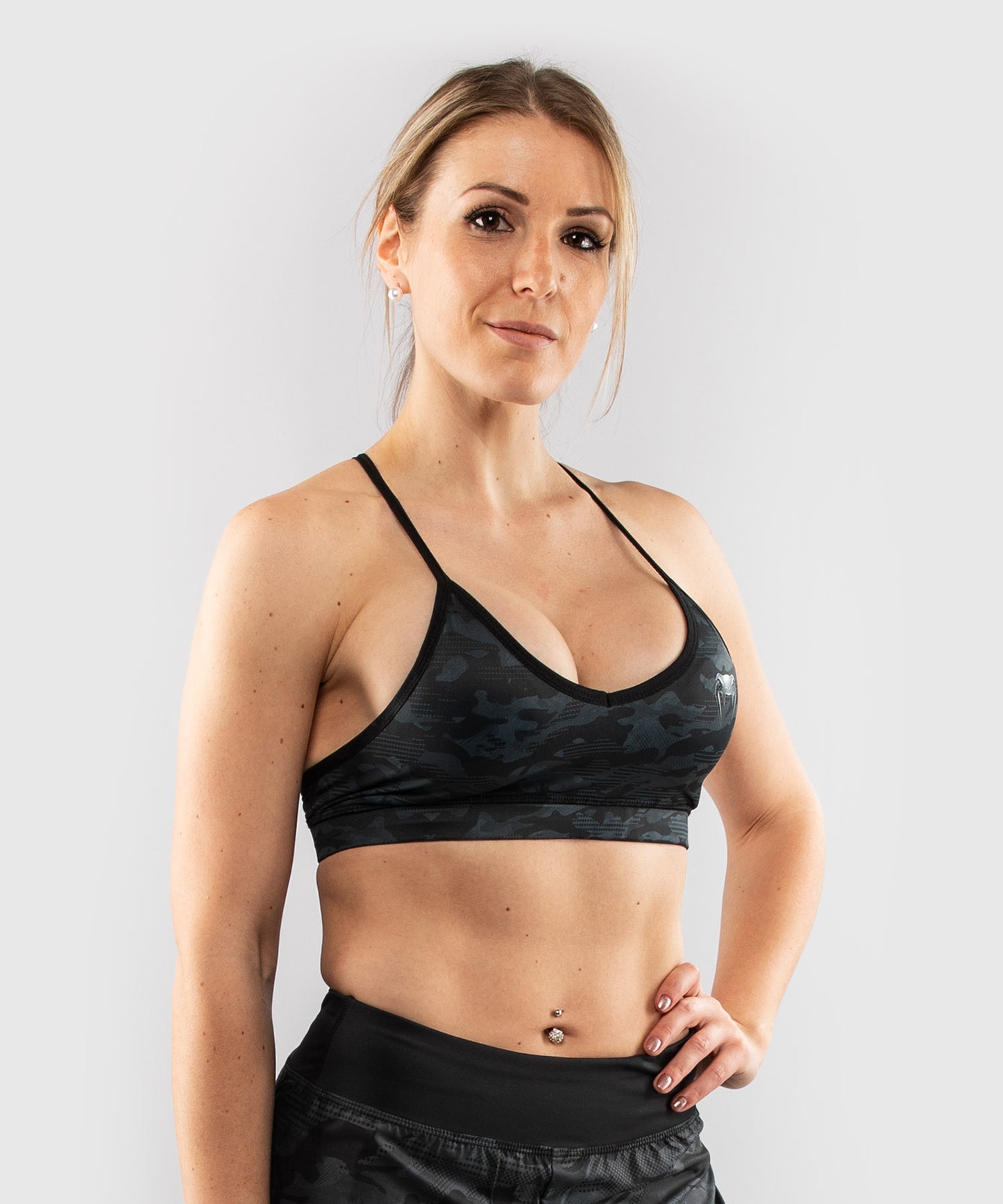 Venum Defender BHs - für Frauen - Schwarz/Schwarz