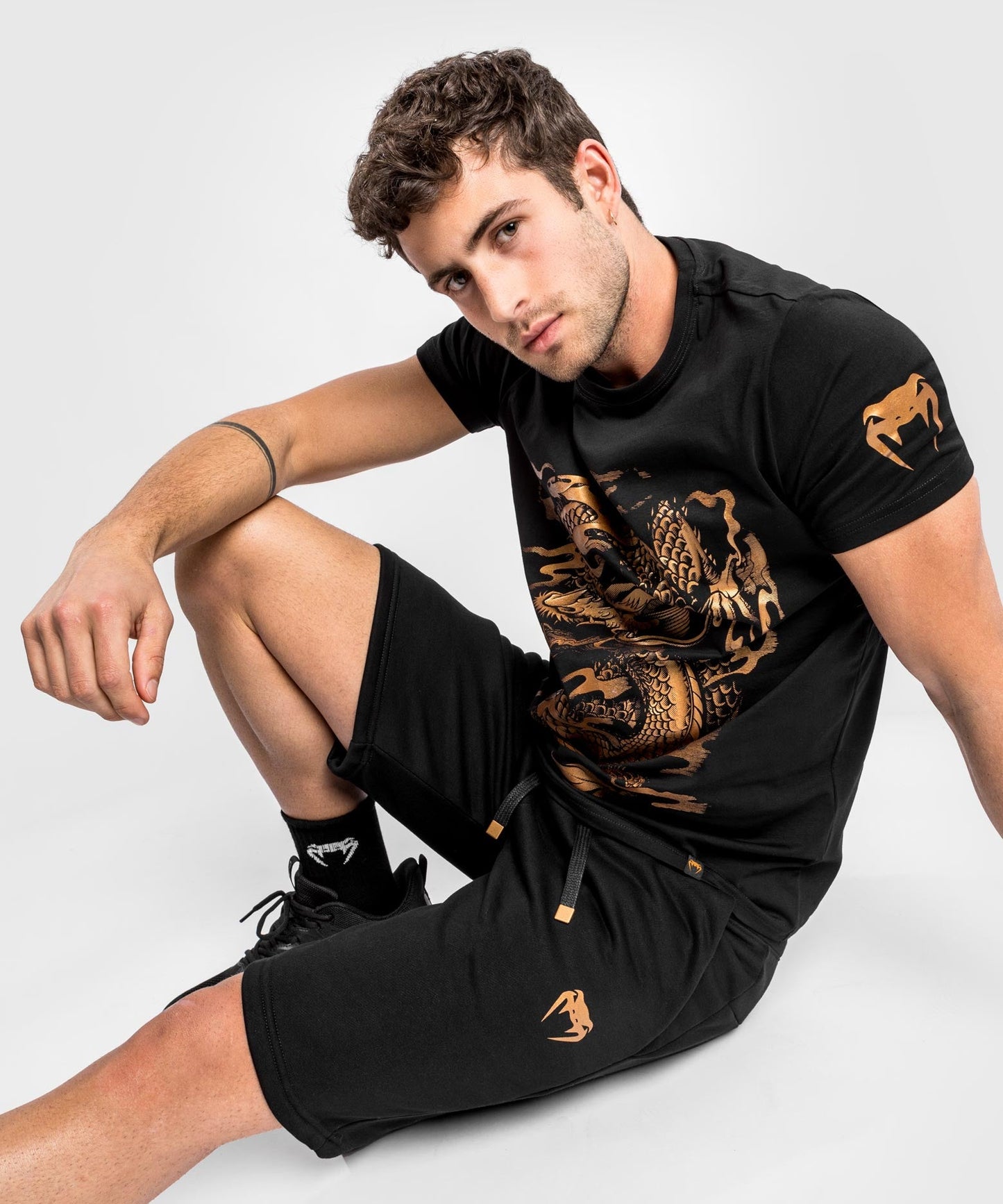 Venum Dragon's Flight T-Shirt - Schwarz/Bronze