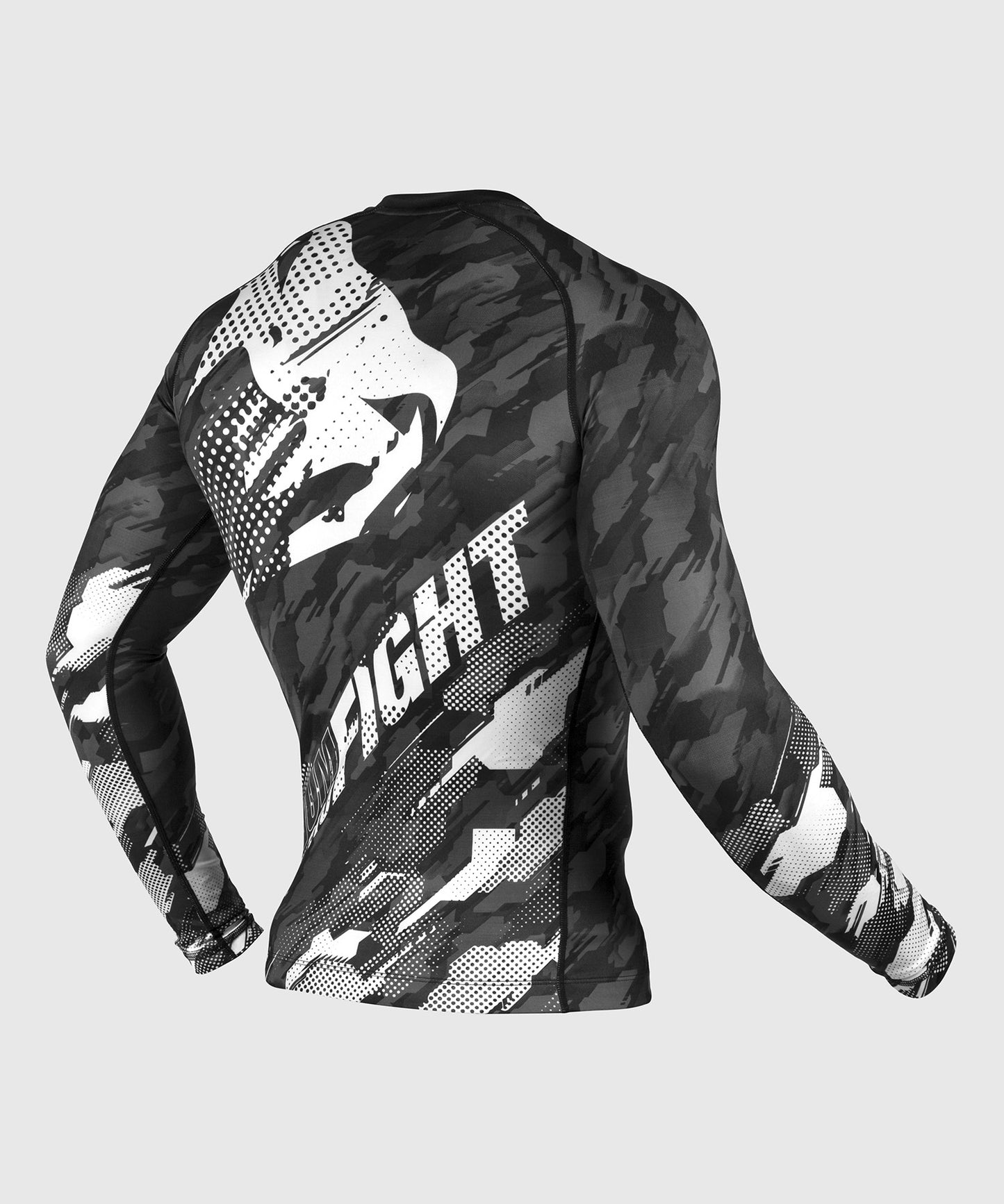 Venum Tecmo Rashguard -  Langarm - Dunkelgrau