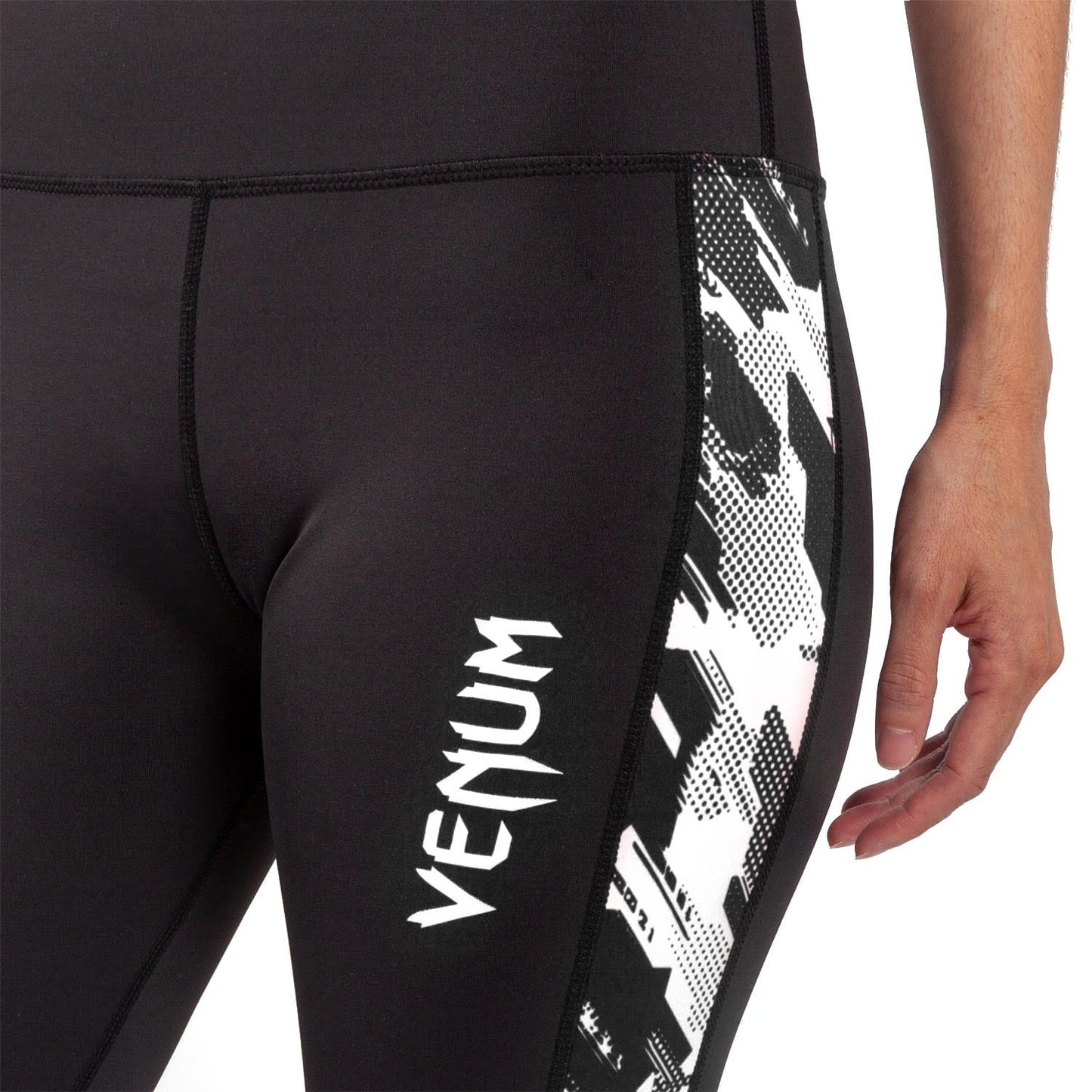 Leggings Damen Venum Tecmo - Schwarz/Weiß