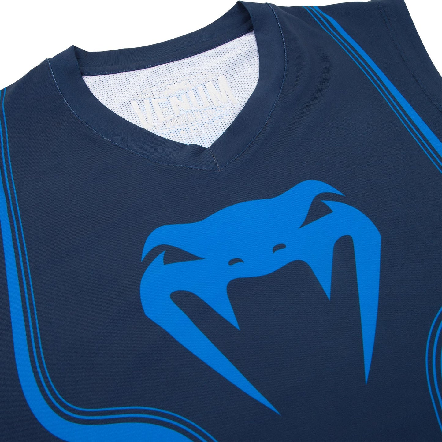 Venum Tempest 2.0 Dry Tech™ Tank Top - Schwarz/Weiß - Blau/Marineblau
