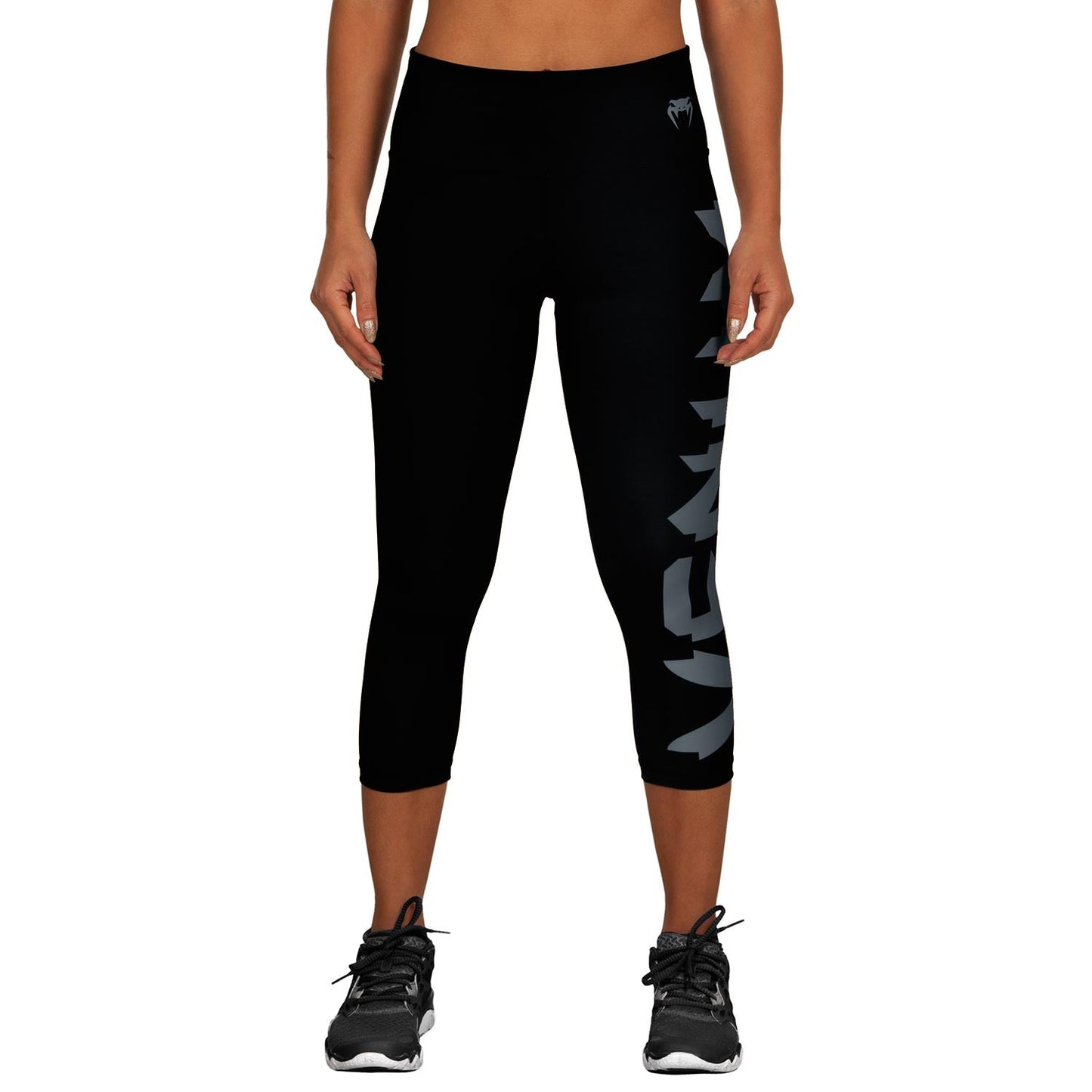 Venum Giant Kurze Leggings - Schwarz/Grau