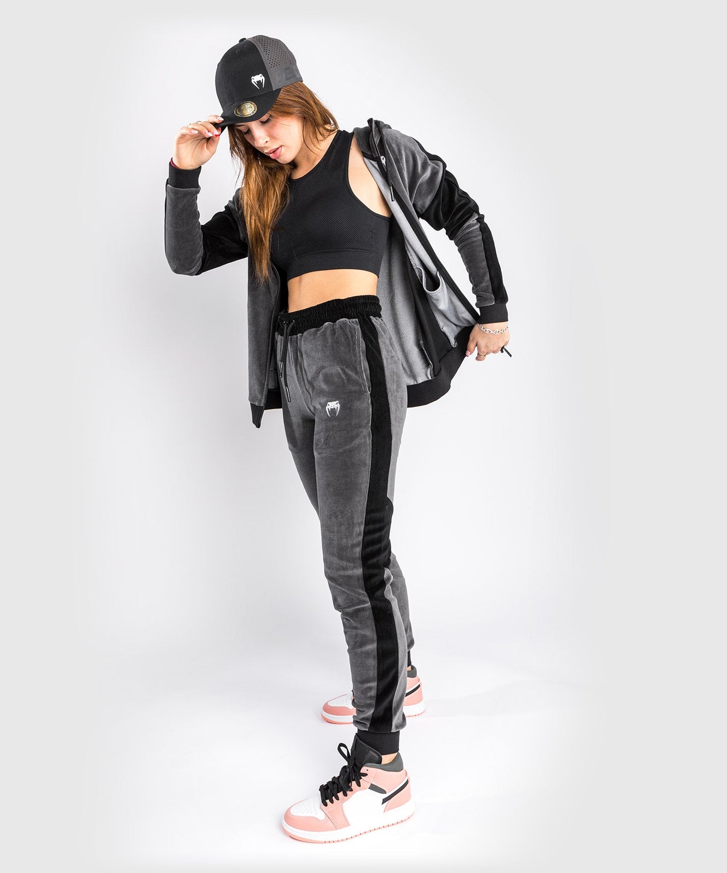 Venum Camoline 2.0 Velvet Jogginghose – Schwarz/Grau